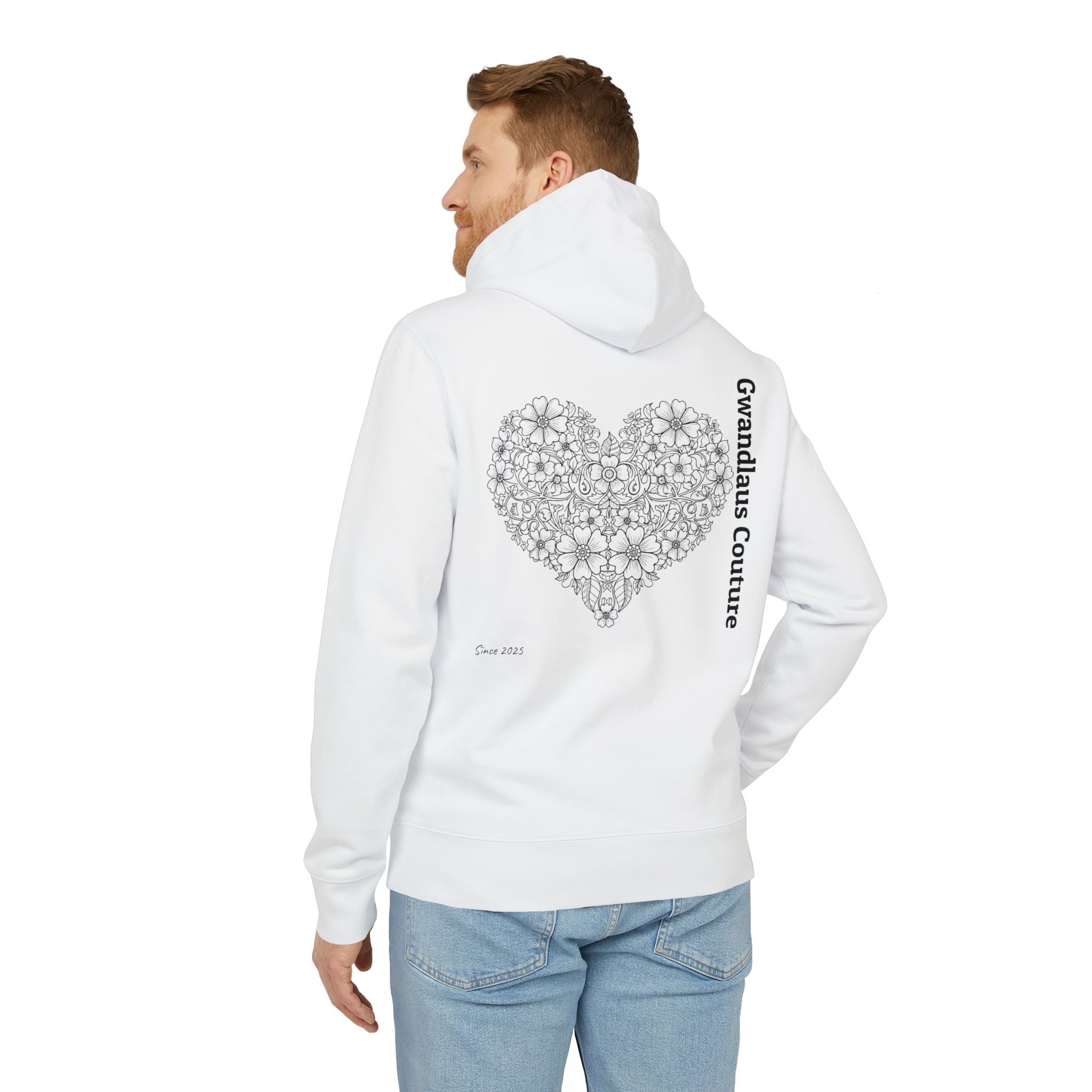 Hoodie mit HERZ (Unisex)