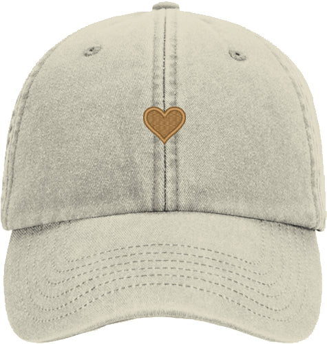 Herz aus Gold - Vintage-Cap