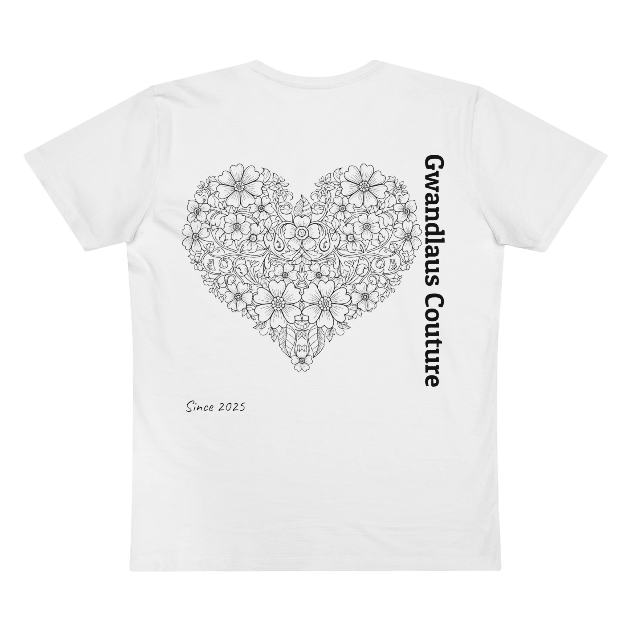 Männer T-Shrit V-neck HERZ