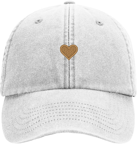 Herz aus Gold - Vintage-Cap