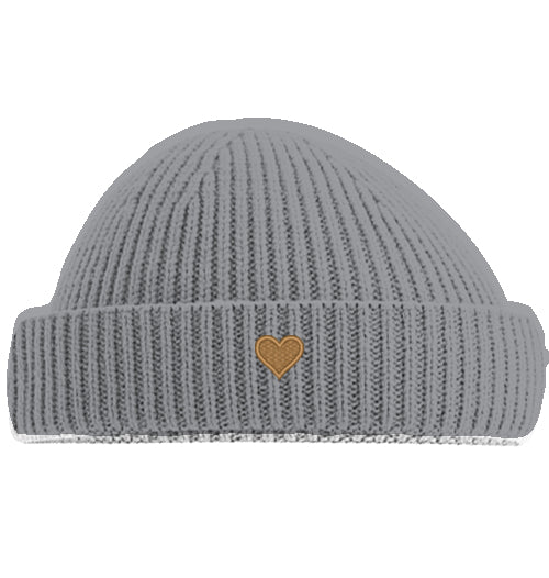 Herz aus Gold - Short Beanie