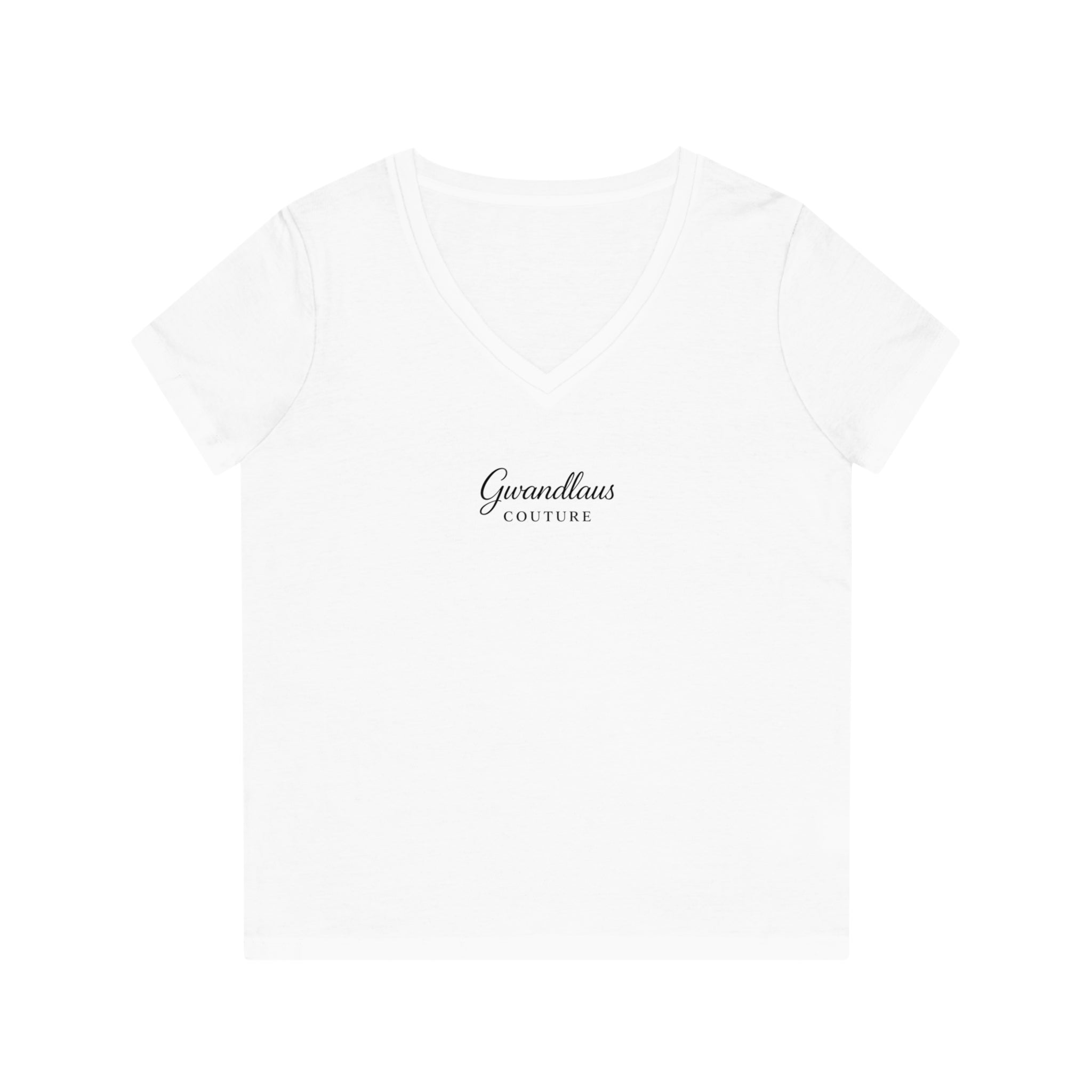 Frauen V-Neck Shirt Herz