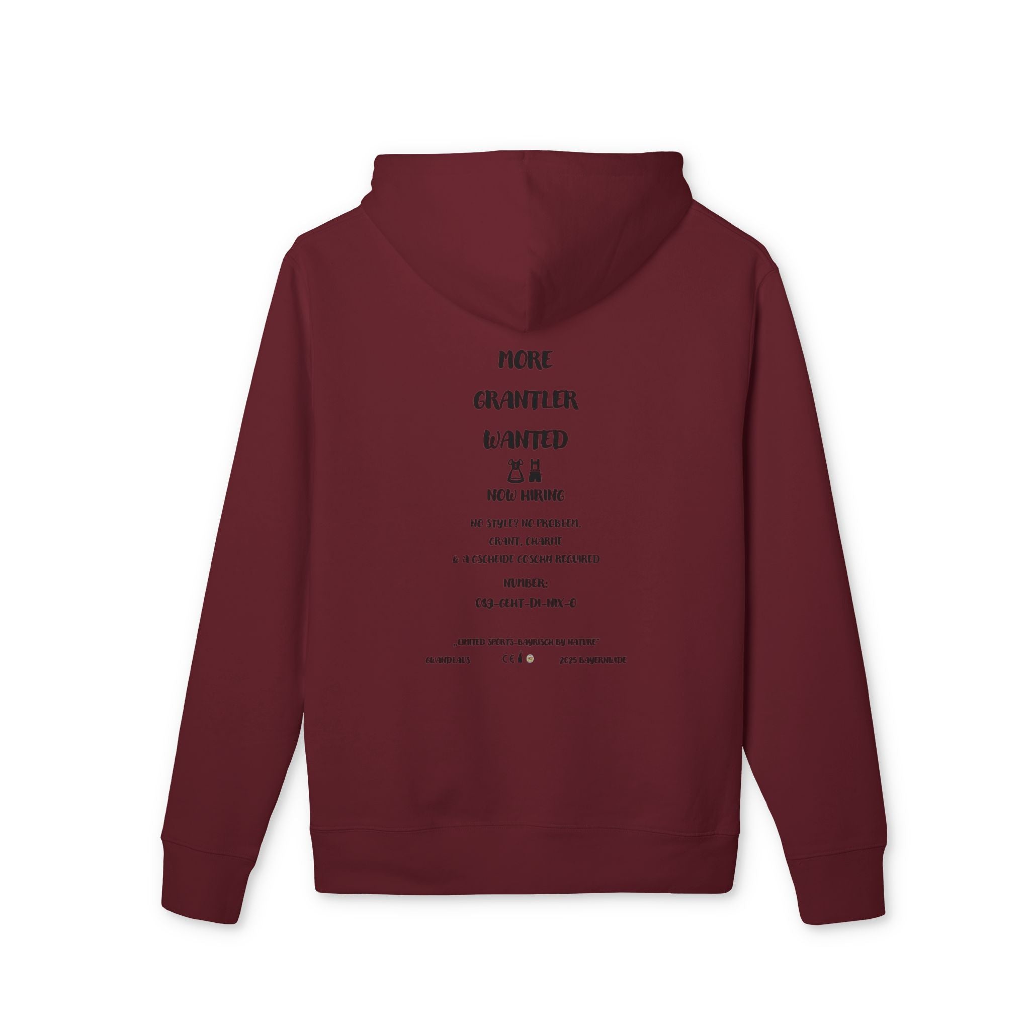 Hoodie Unisex MORE GRANTLER WANTED