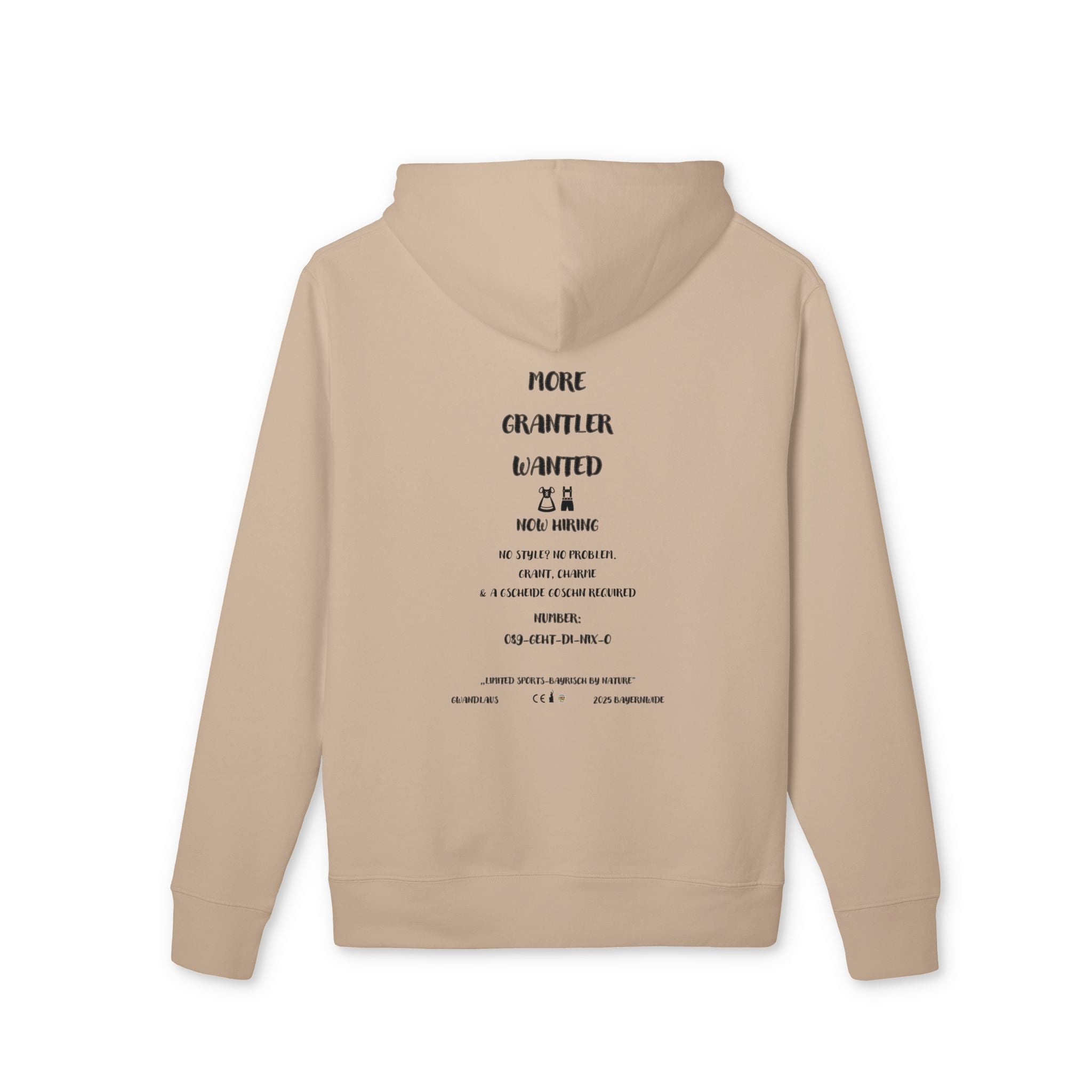 Hoodie Unisex MORE GRANTLER WANTED