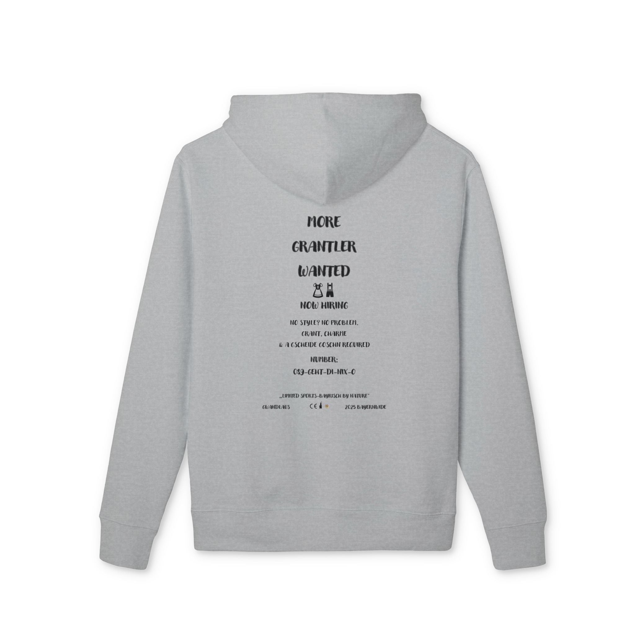 Hoodie Unisex MORE GRANTLER WANTED
