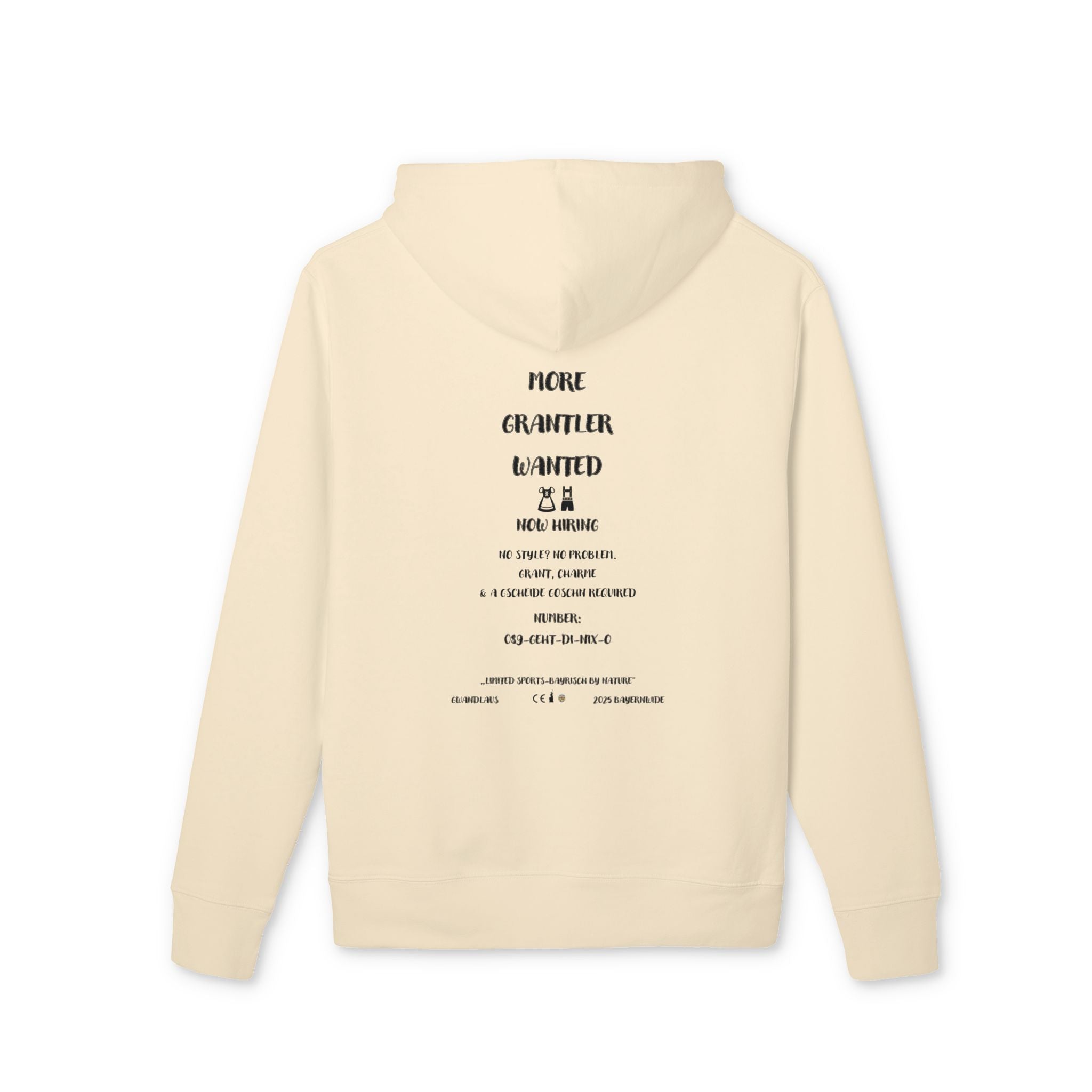 Hoodie Unisex MORE GRANTLER WANTED
