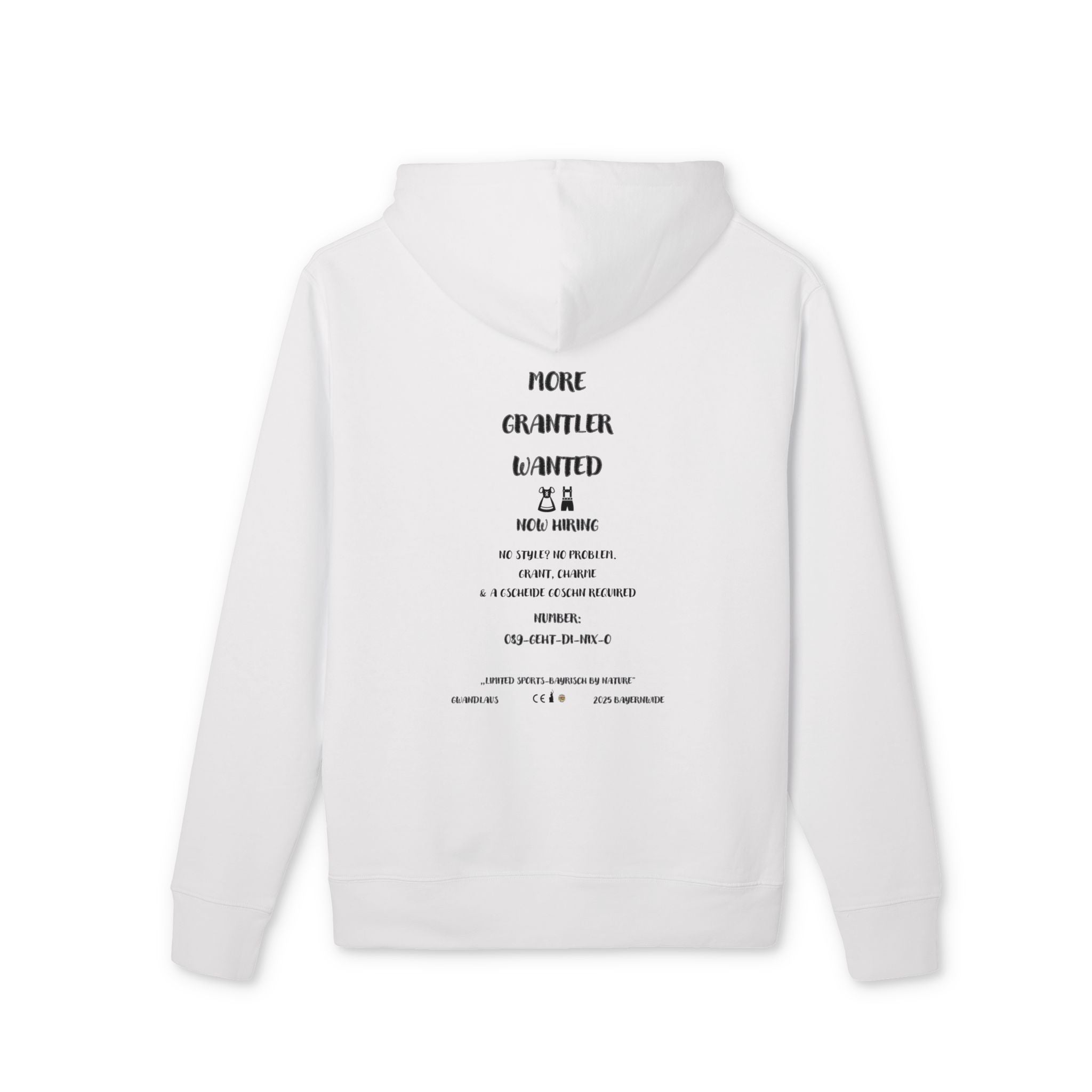 Hoodie Unisex MORE GRANTLER WANTED