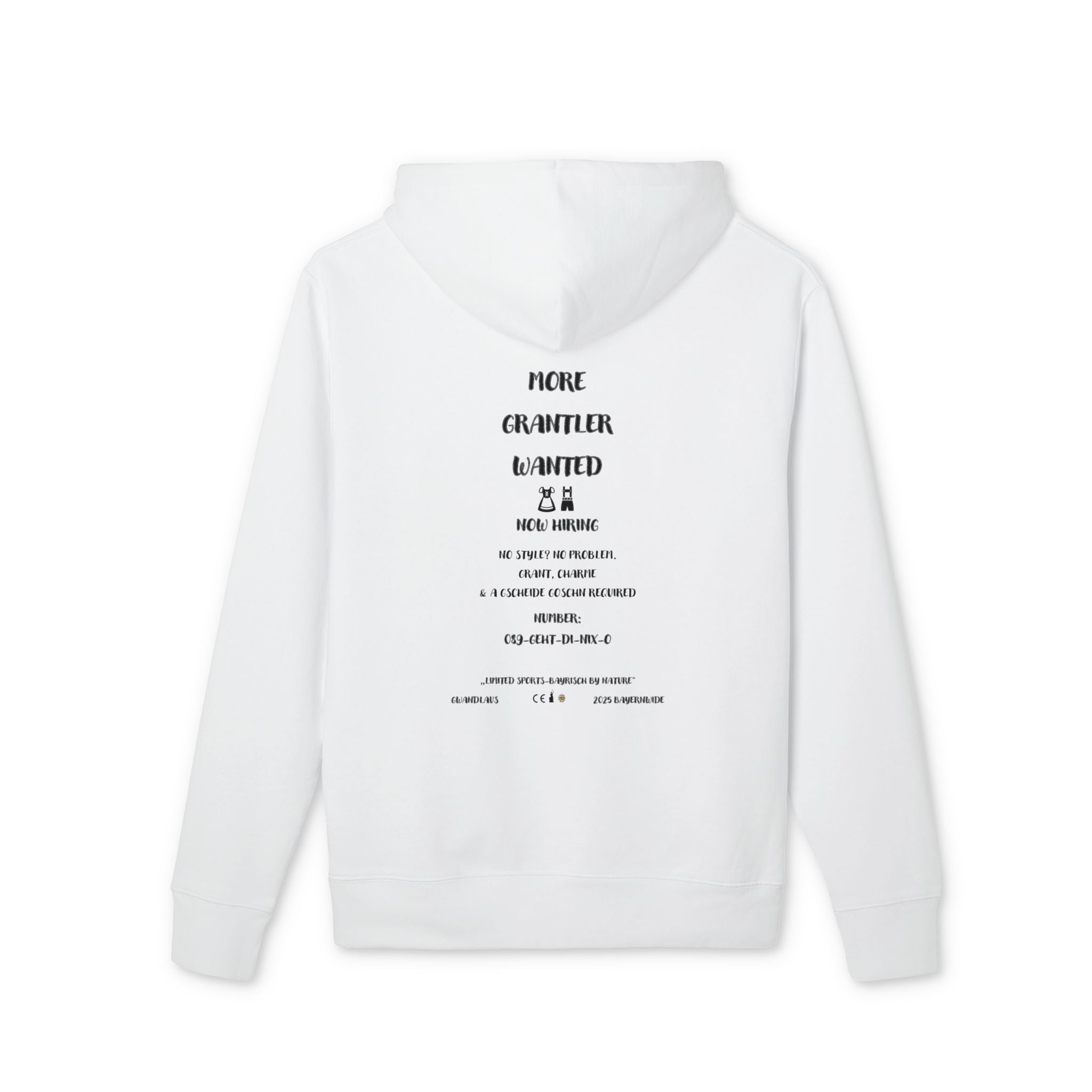 Hoodie Unisex MORE GRANTLER WANTED