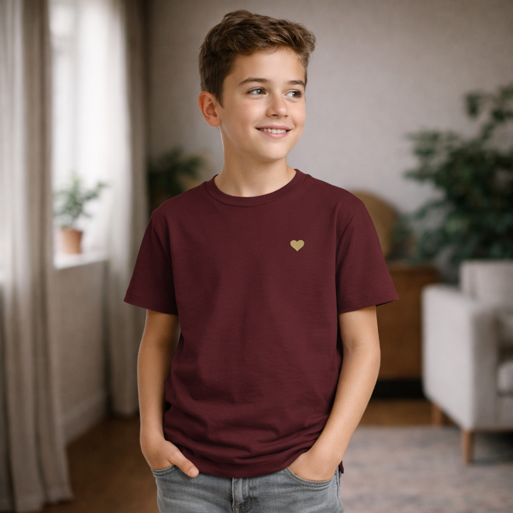 Kids Shirt - Herz aus Gold