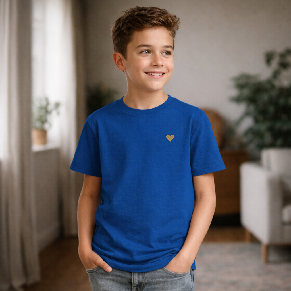 Kids Shirt - Herz aus Gold
