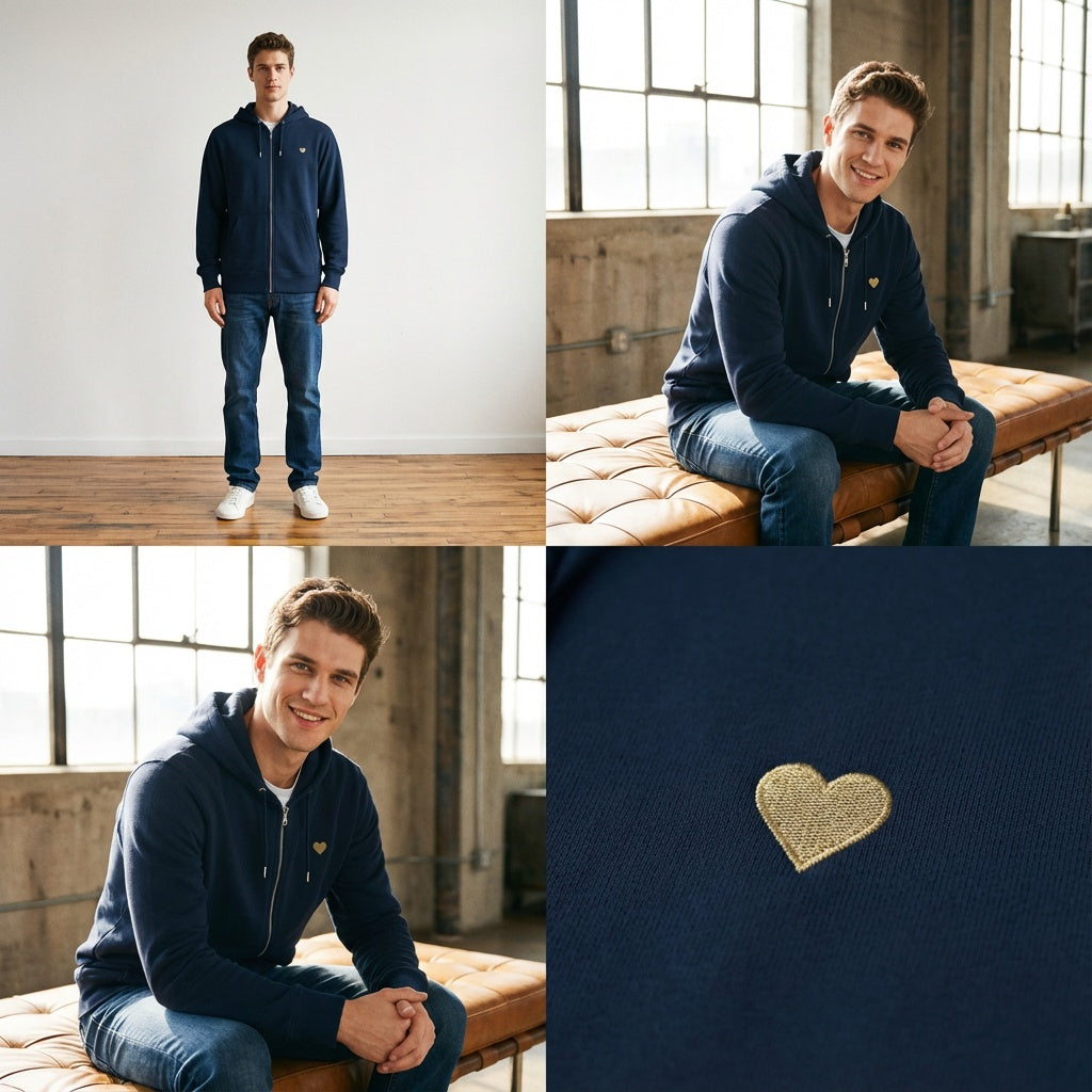 Zipper - Herz aus Gold