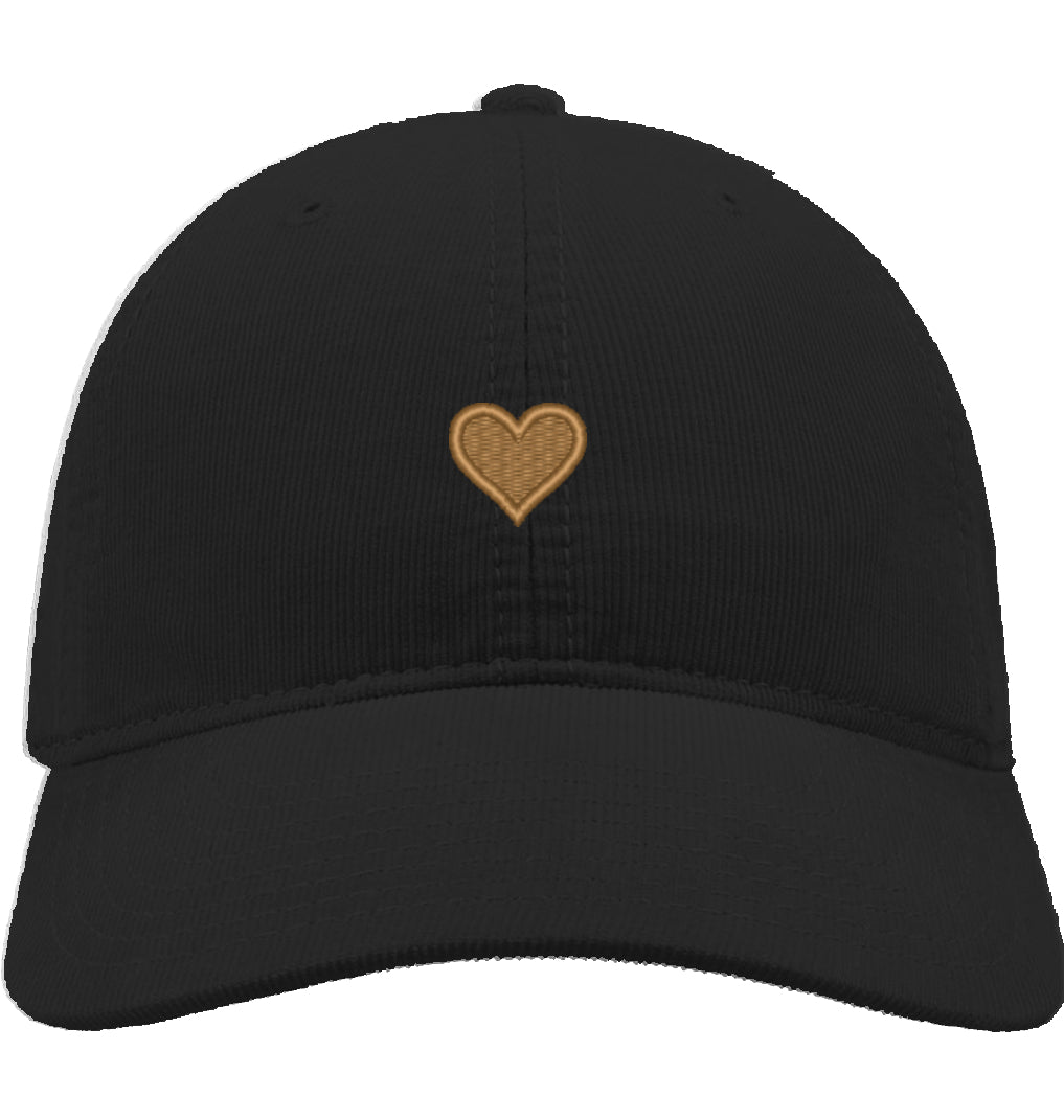 Herz aus Gold - Cord-Cap