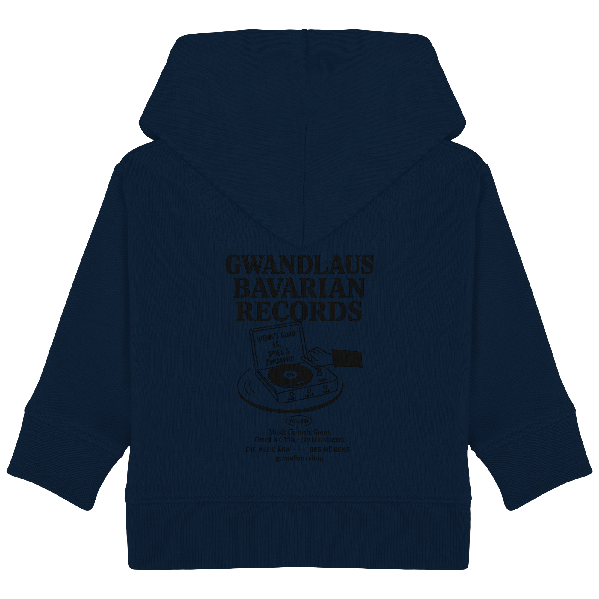 Baby Organic Hoodie - Bavarian Records
