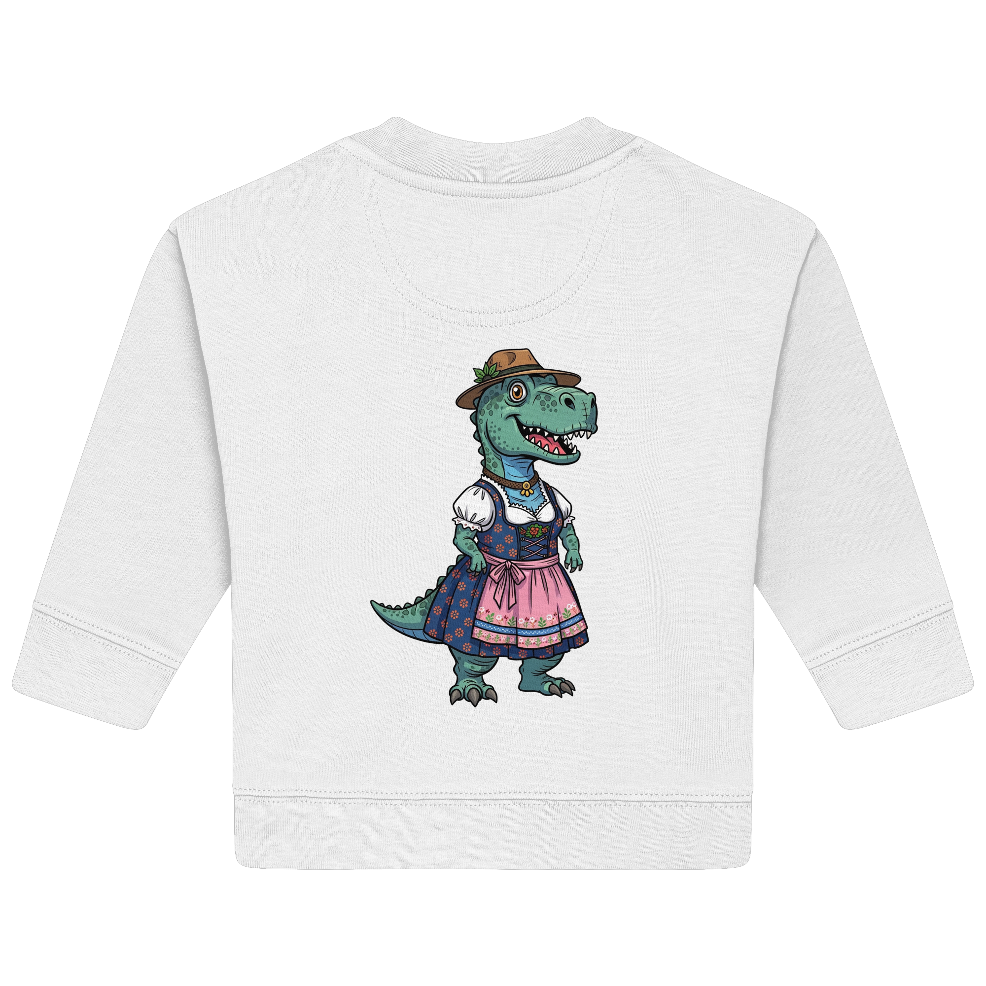 Baby Sweatshirt - Dino Mädel