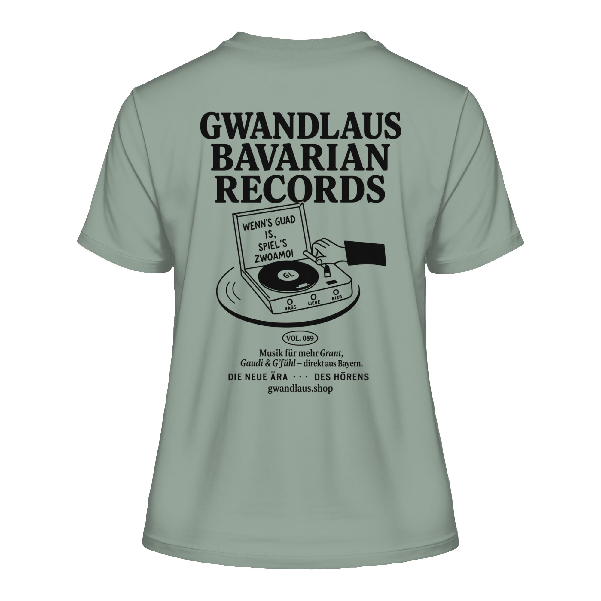 Bavarian Records  - Fitted Ladies Organic Shirt