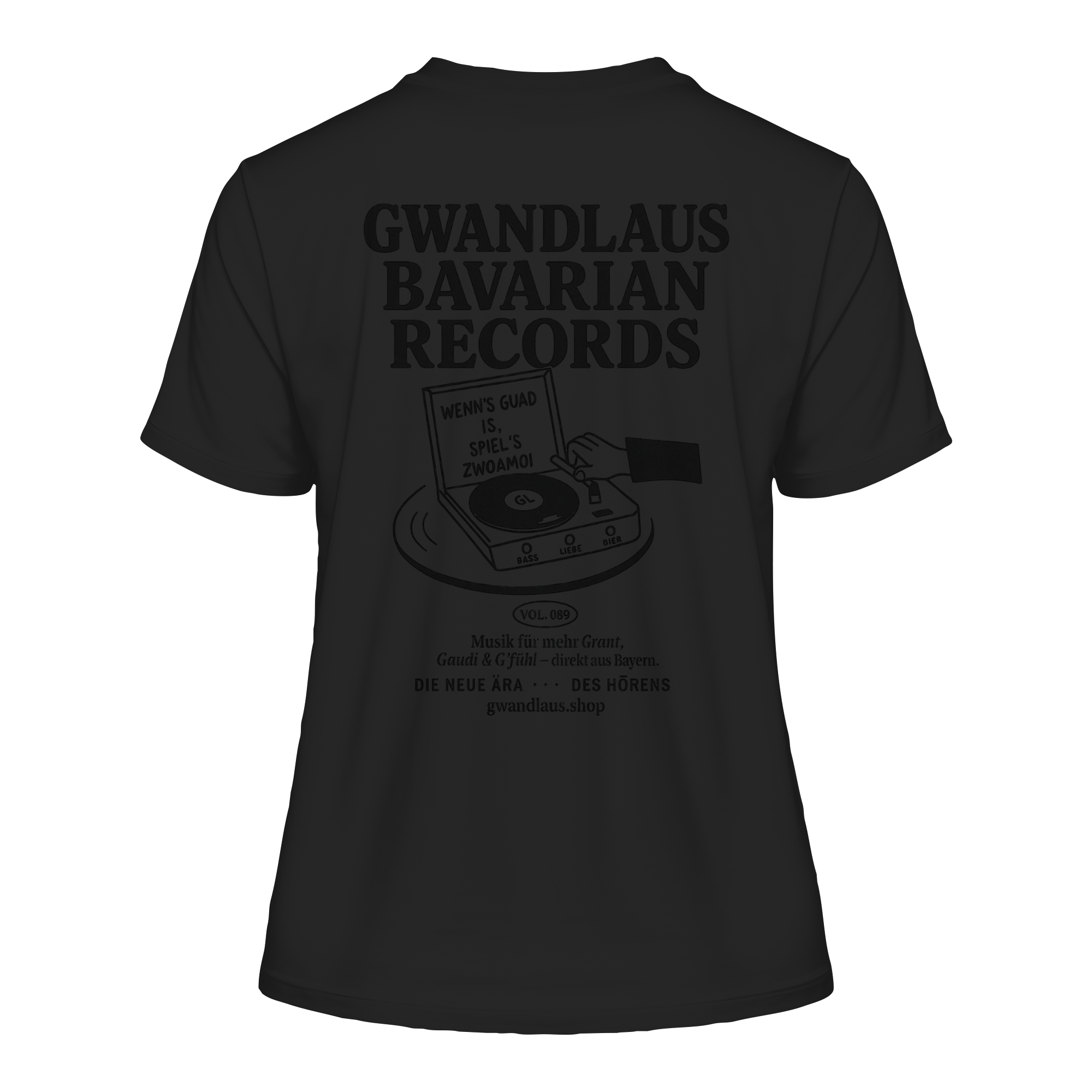 Bavarian Records  - Fitted Ladies Organic Shirt