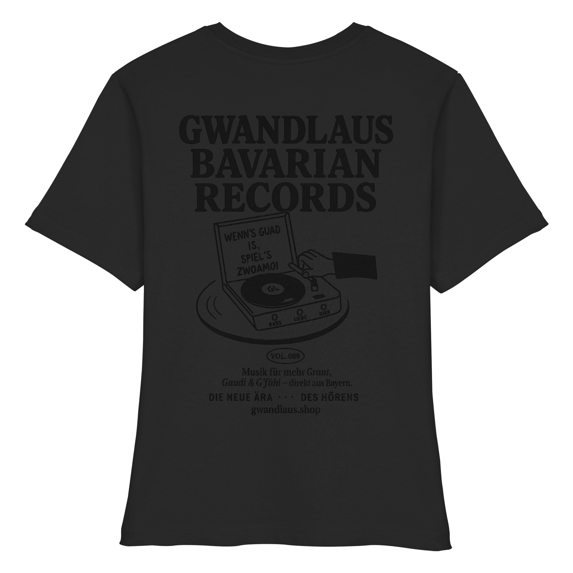 Bavarian Records  - Fitted Ladies Organic Shirt