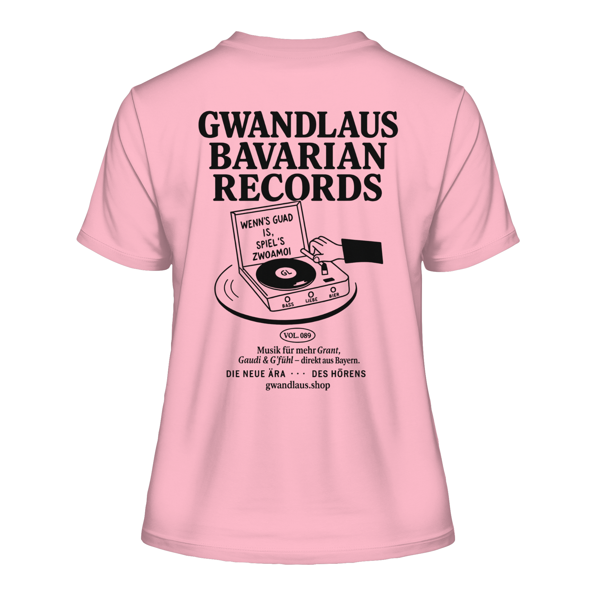 Bavarian Records  - Fitted Ladies Organic Shirt