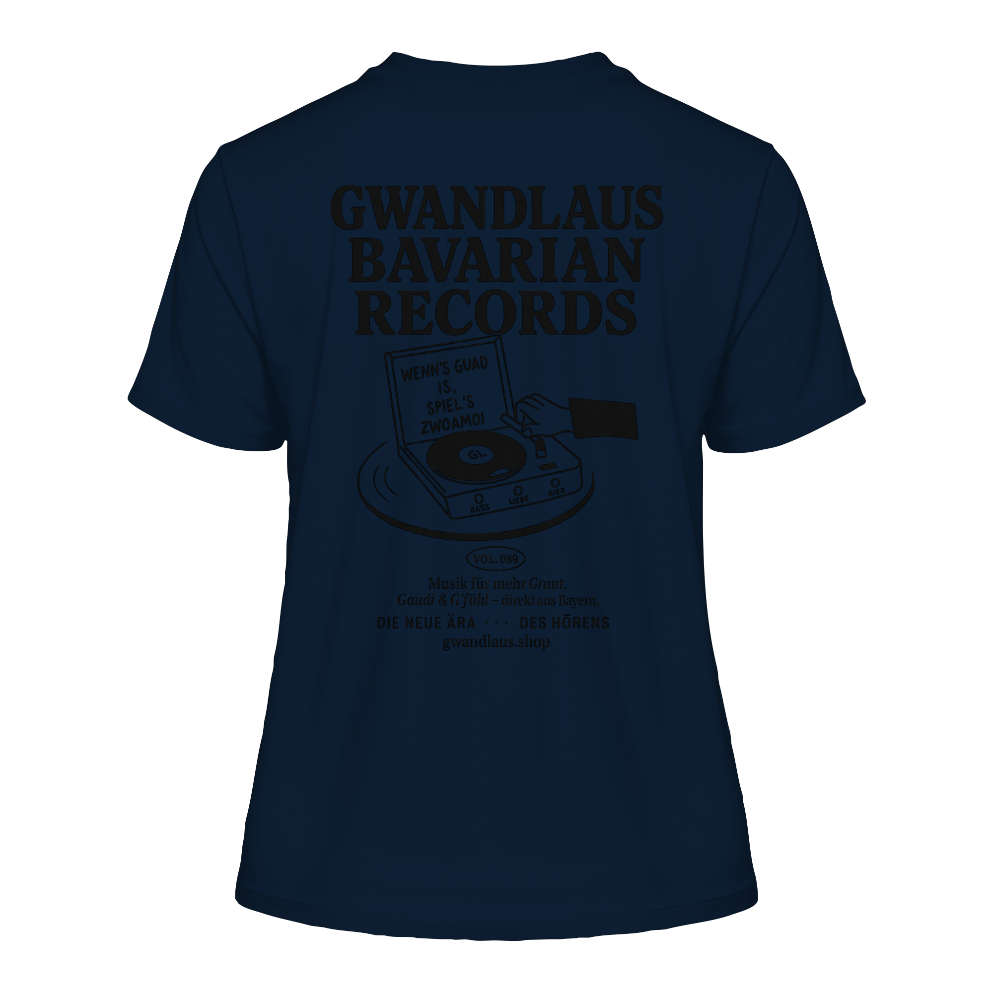 Bavarian Records  - Fitted Ladies Organic Shirt