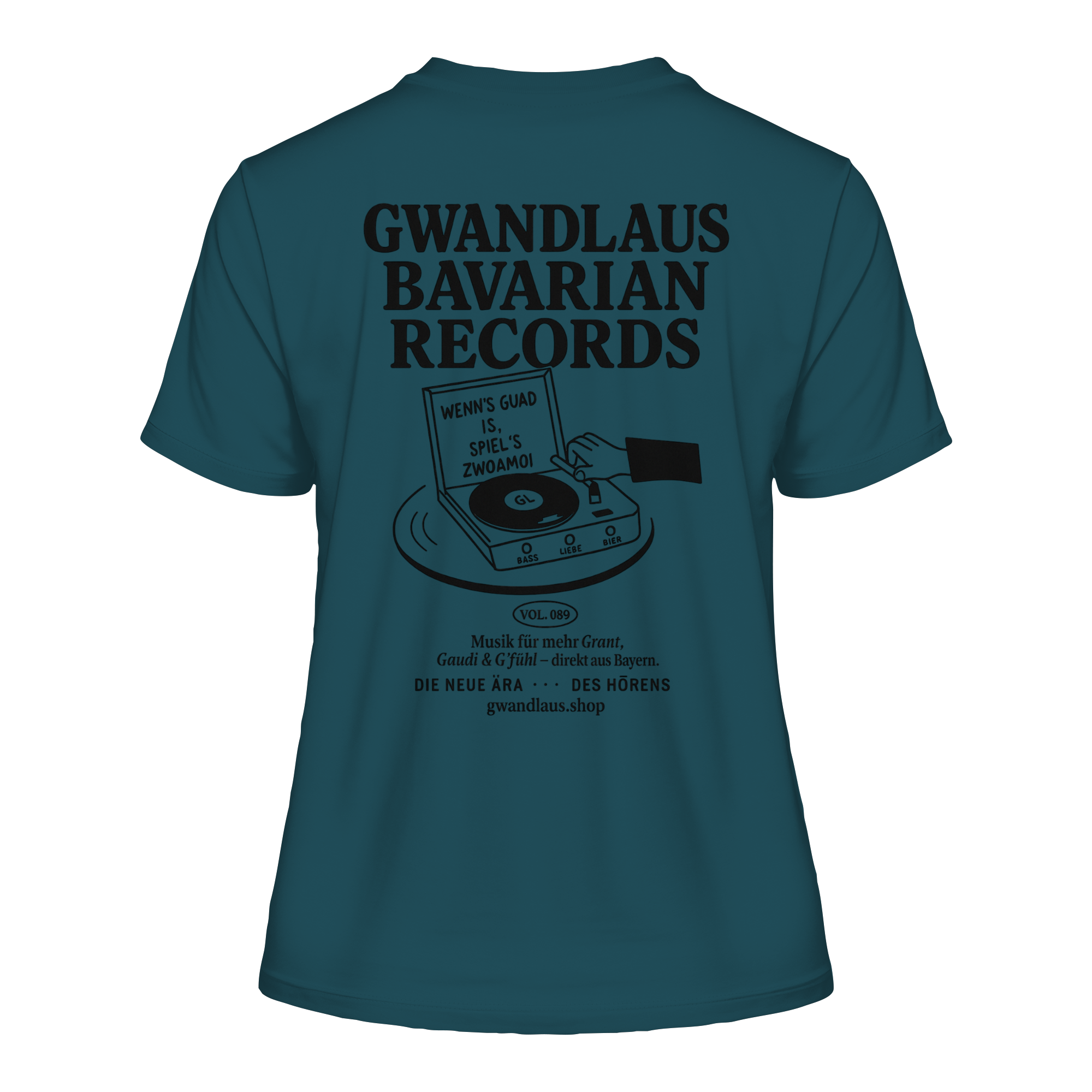 Bavarian Records  - Fitted Ladies Organic Shirt