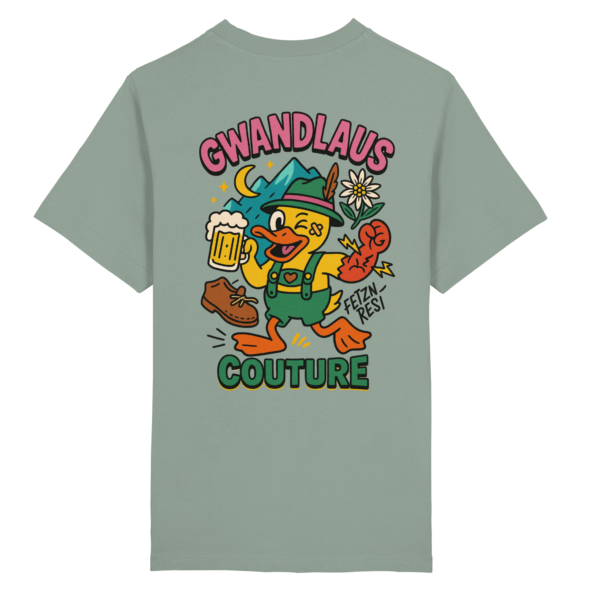 Crazy Duck - Heavy Oversized Organic Shirt