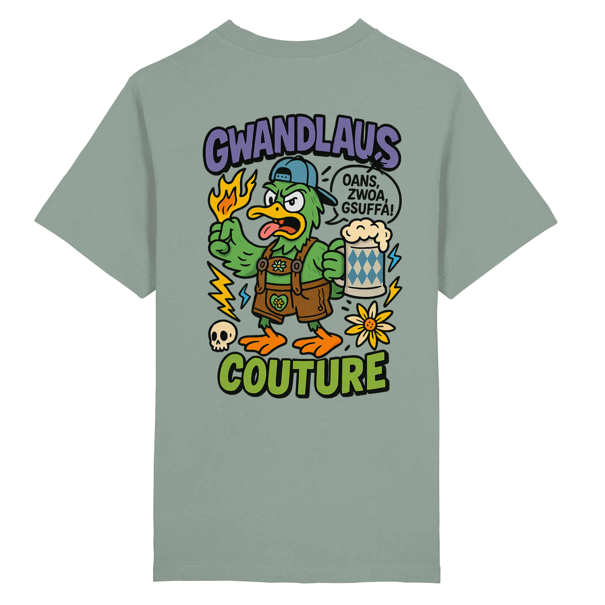 Ente süßsauer - Heavy Oversized Organic Shirt