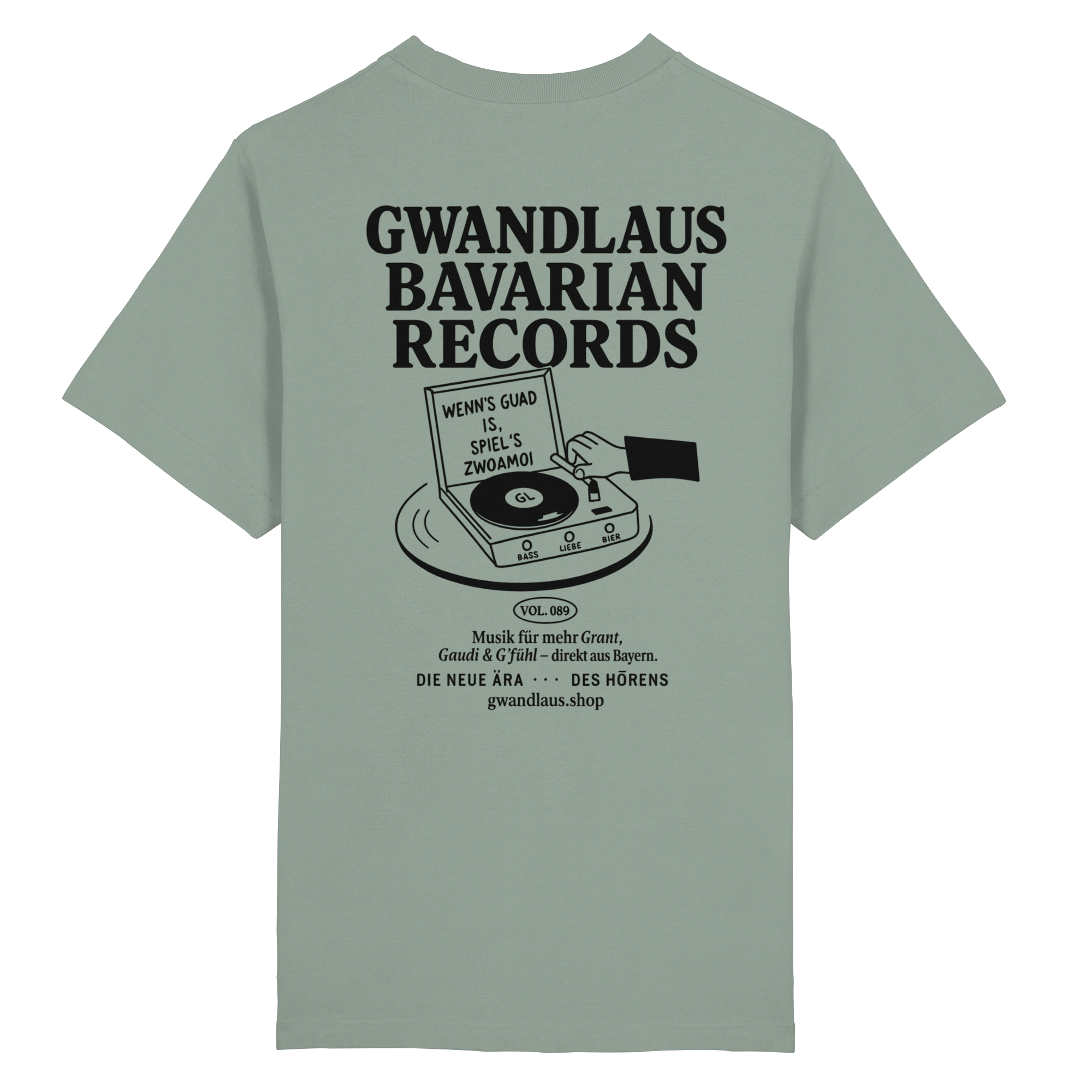 Bavarian Records  - Heavy Oversized Organic Shirt