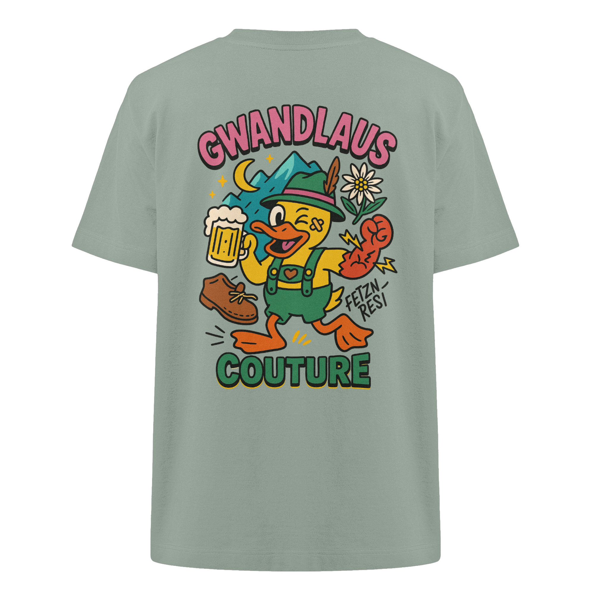 Crazy Duck - Heavy Oversized Organic Shirt
