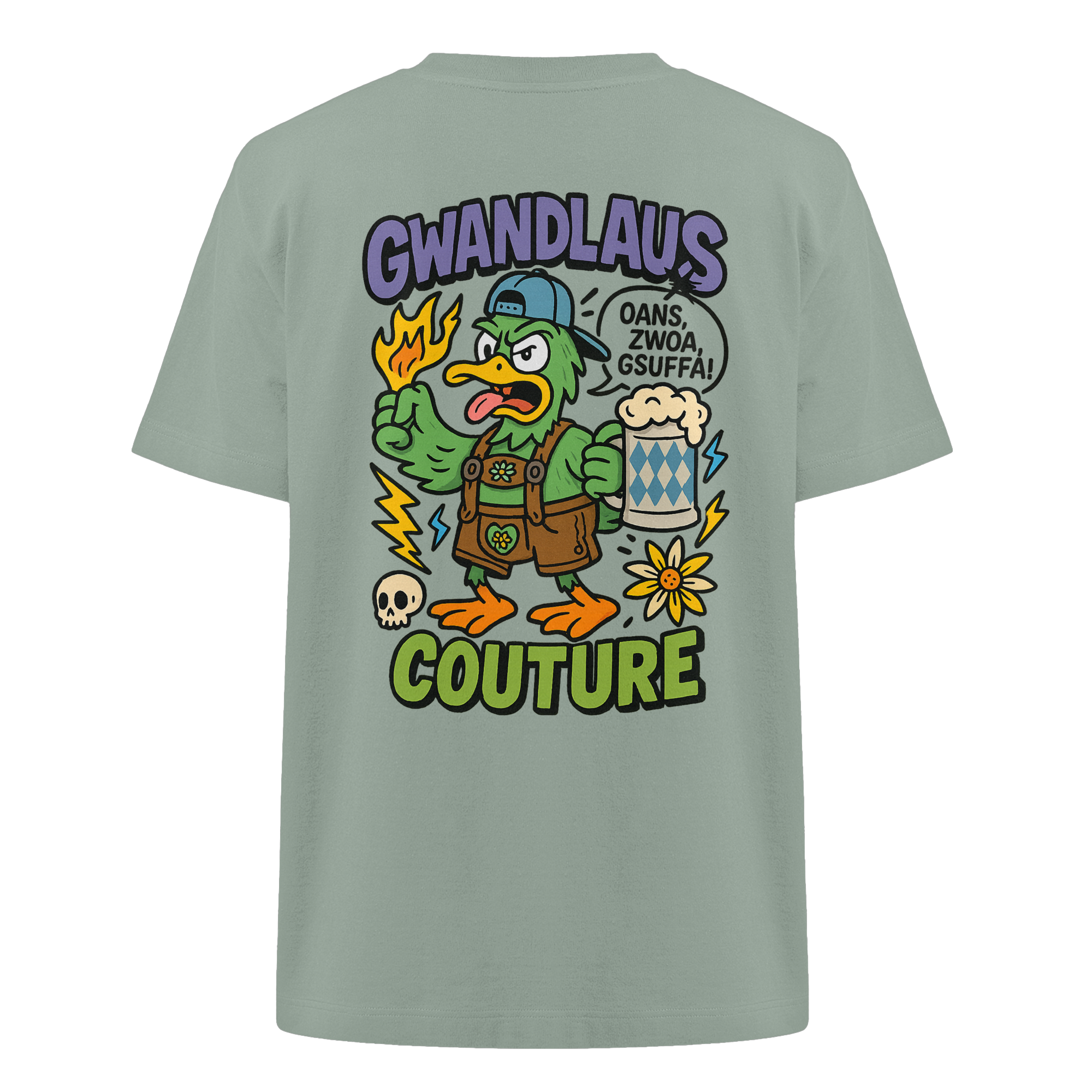 Ente süßsauer - Heavy Oversized Organic Shirt