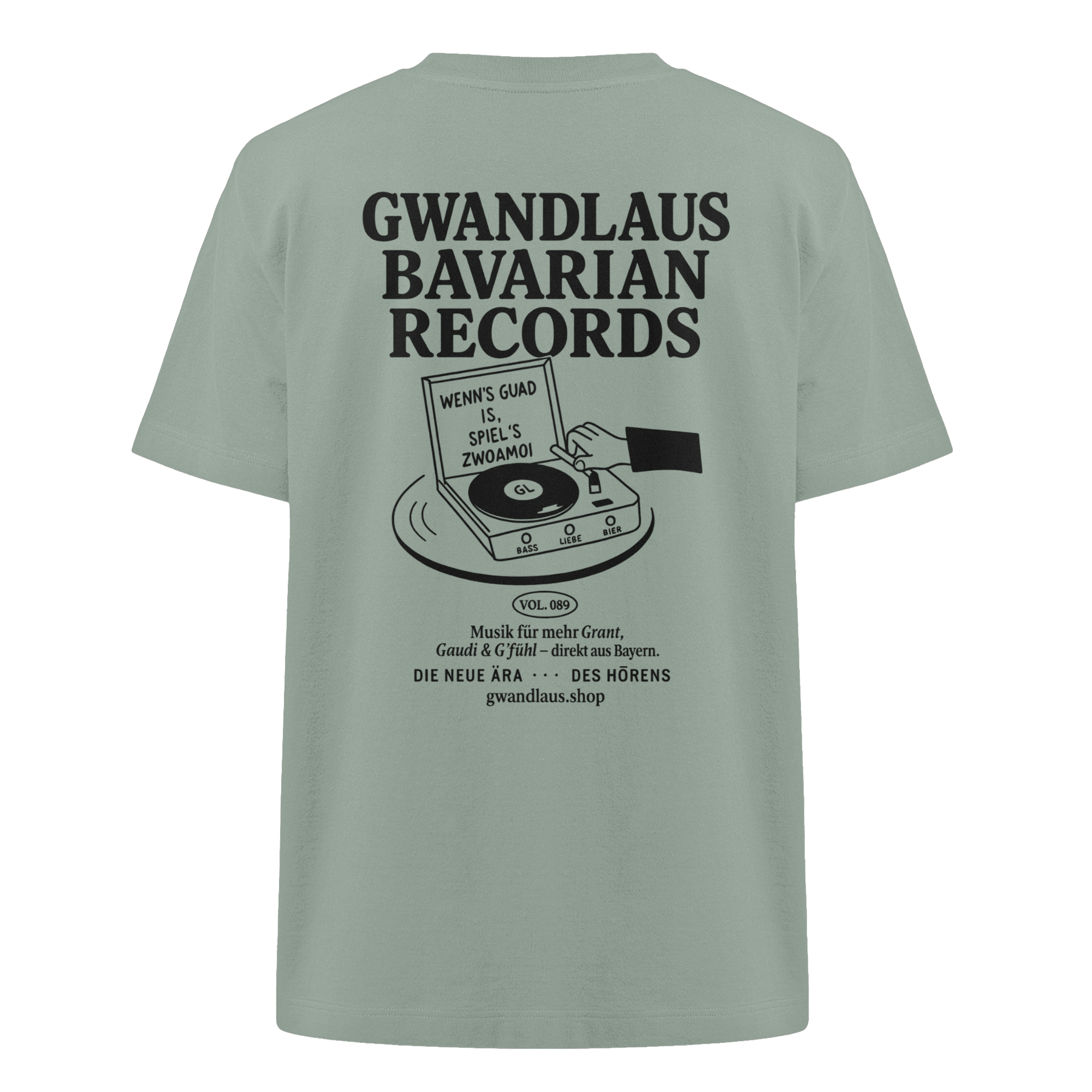 Bavarian Records  - Heavy Oversized Organic Shirt