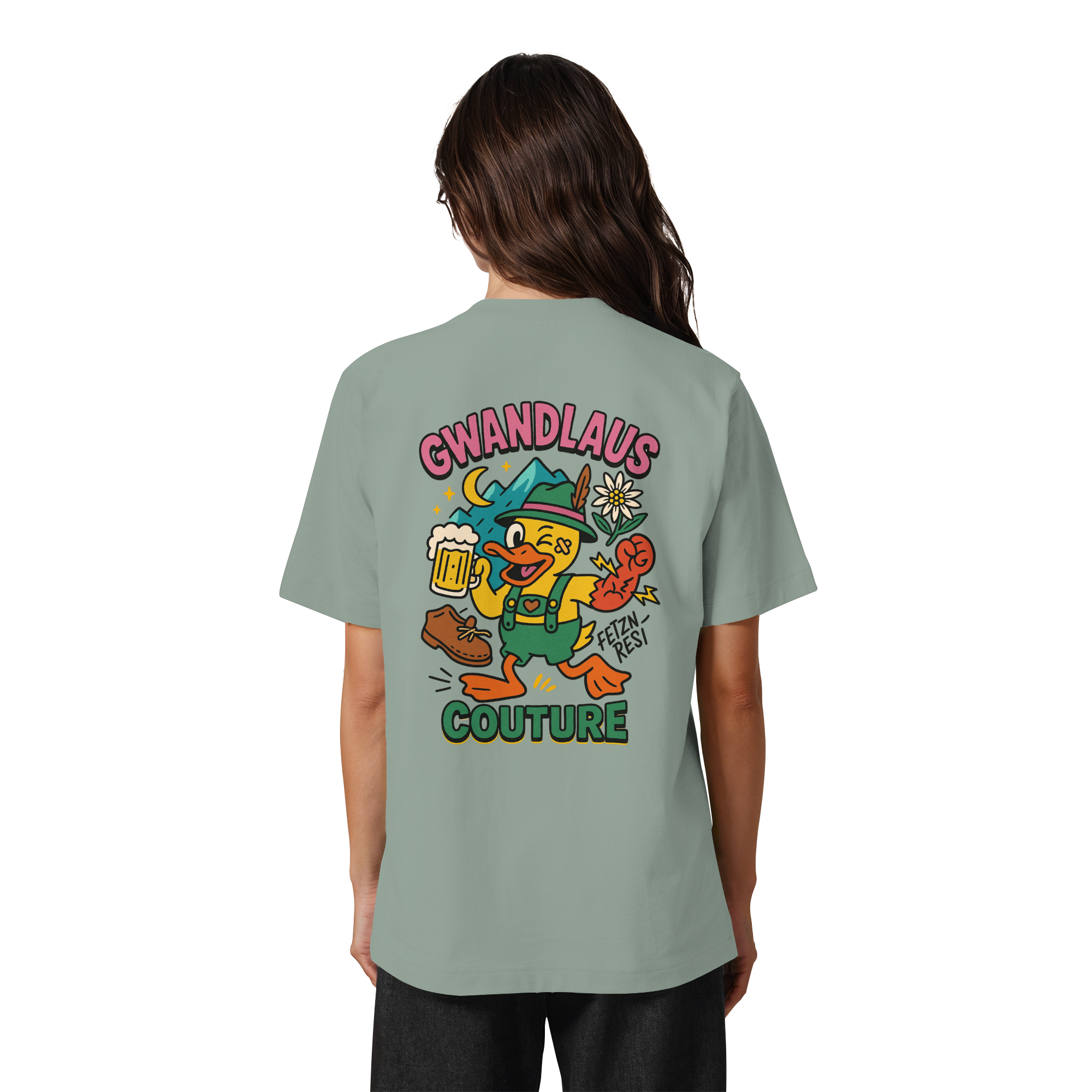Crazy Duck - Heavy Oversized Organic Shirt