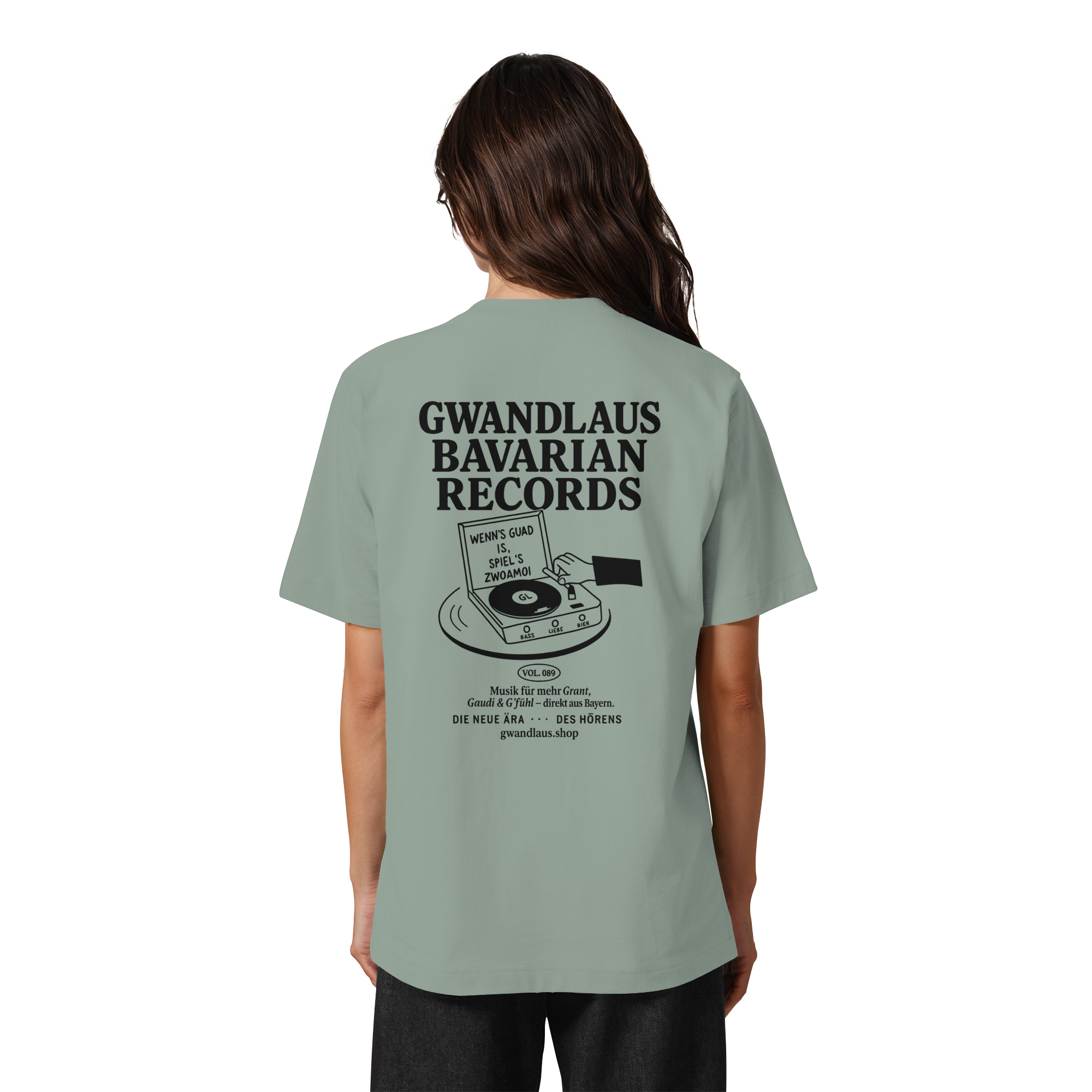 Bavarian Records  - Heavy Oversized Organic Shirt