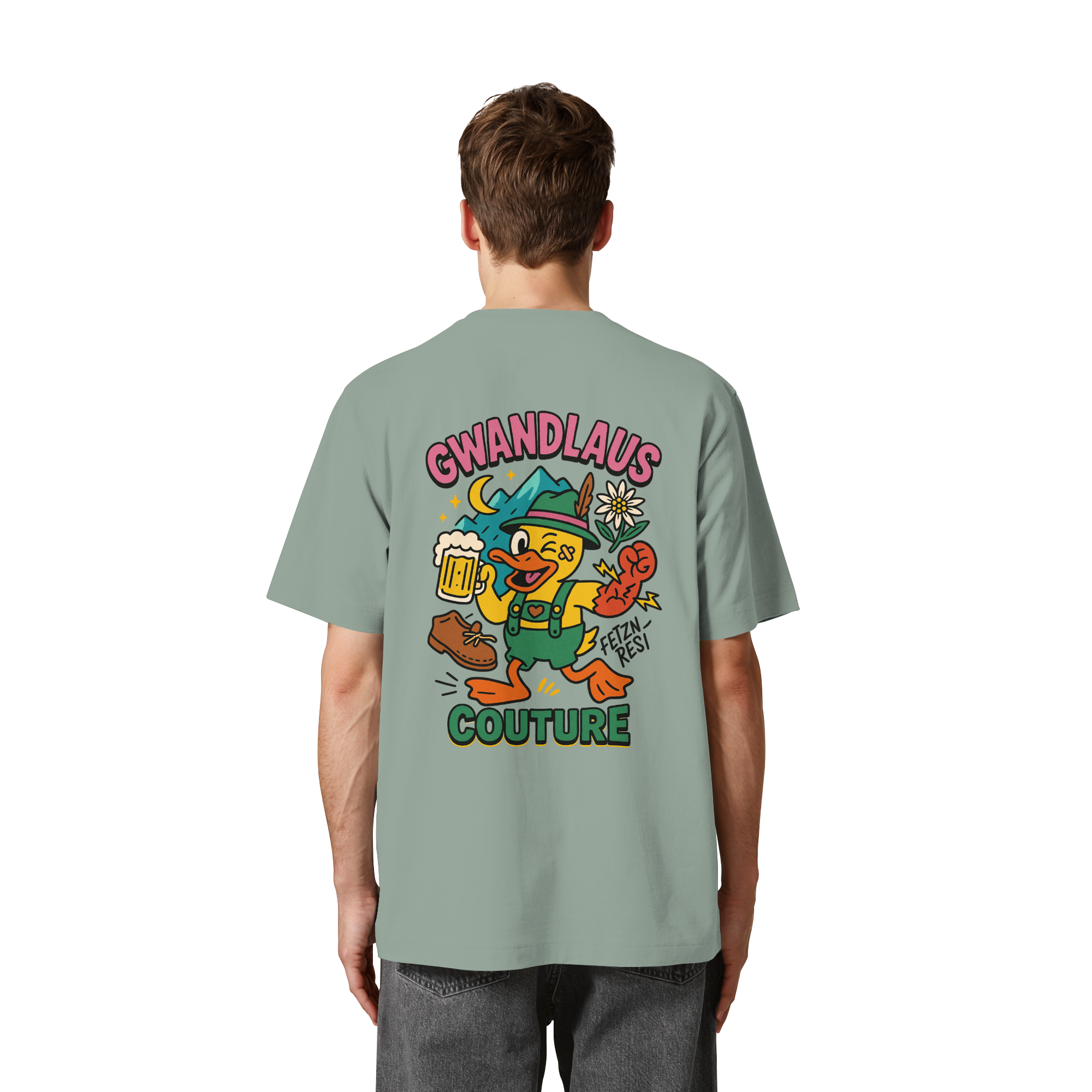 Crazy Duck - Heavy Oversized Organic Shirt