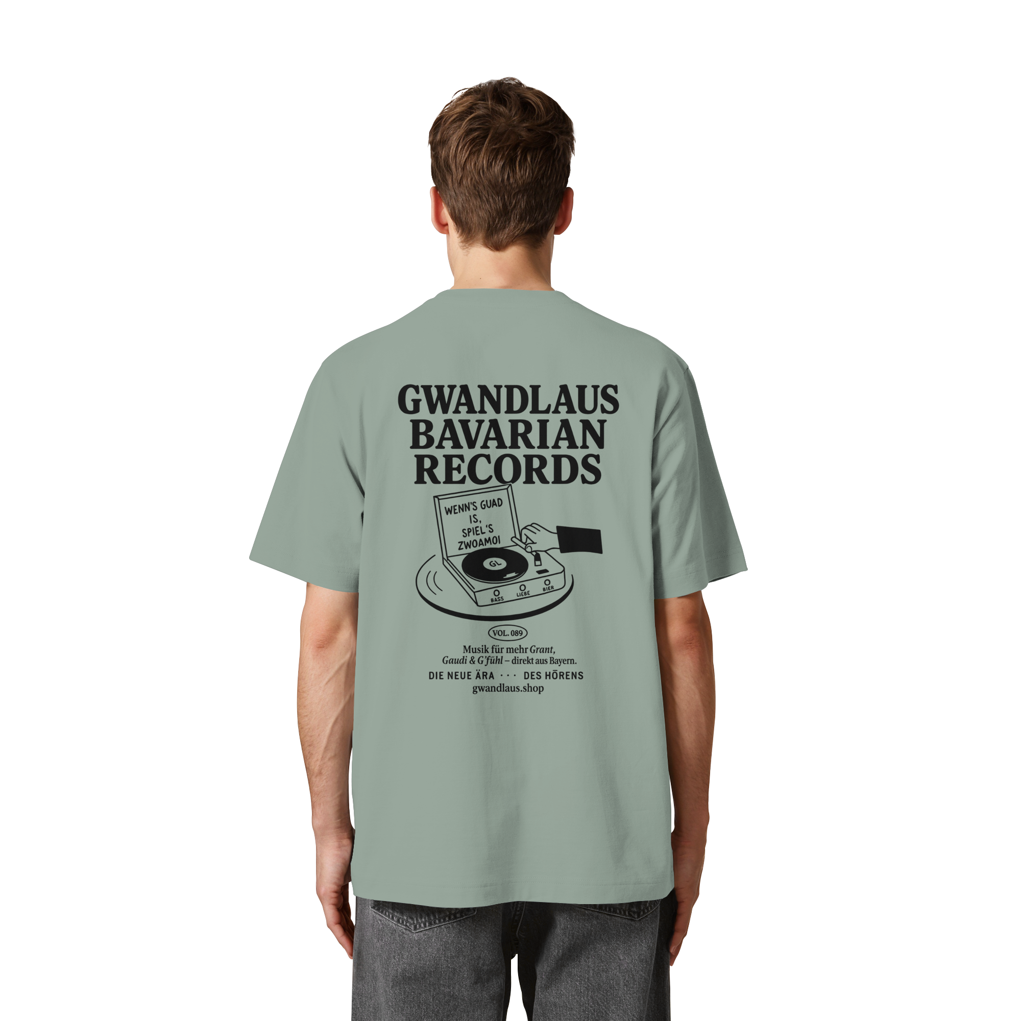 Bavarian Records  - Heavy Oversized Organic Shirt