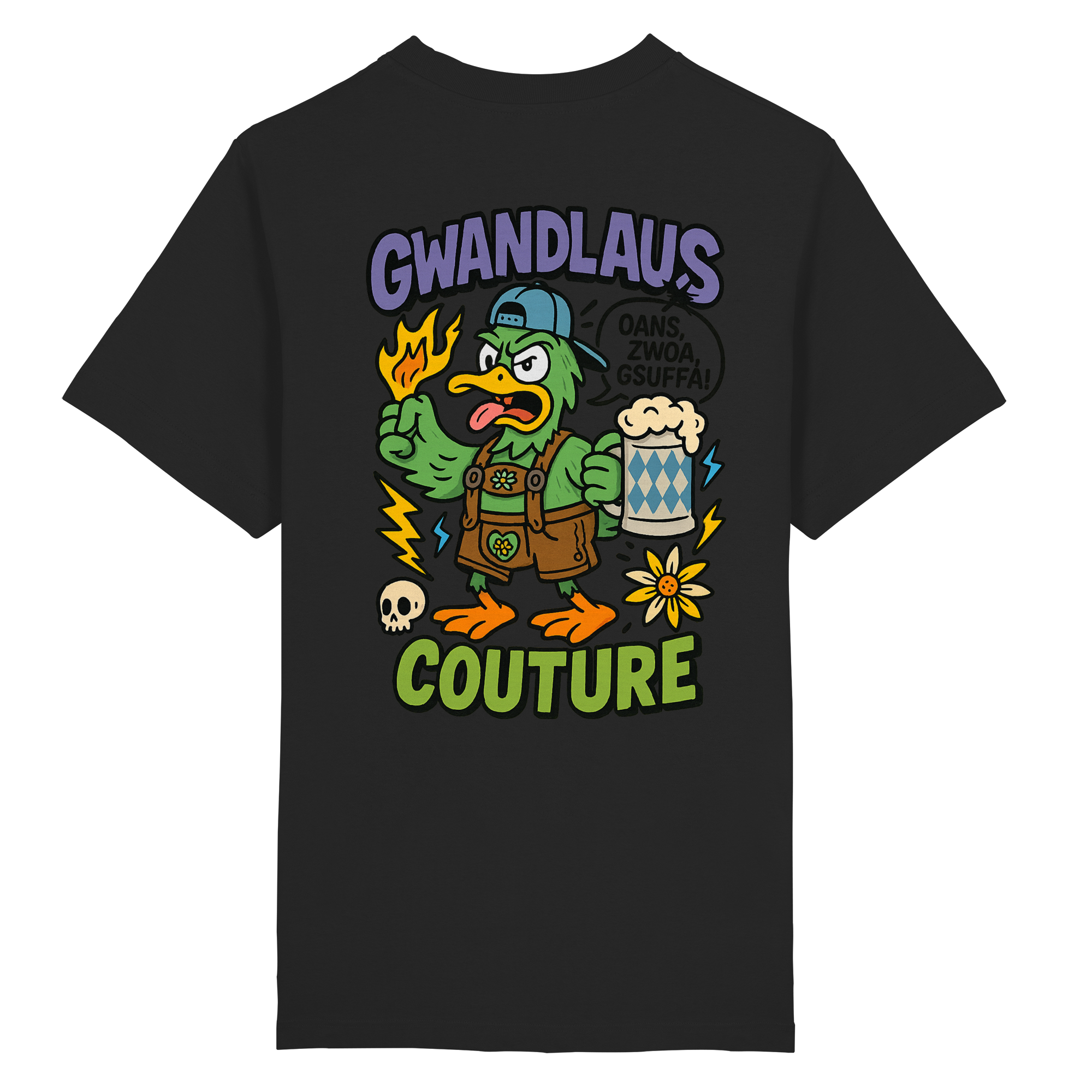 Ente süßsauer - Heavy Oversized Organic Shirt