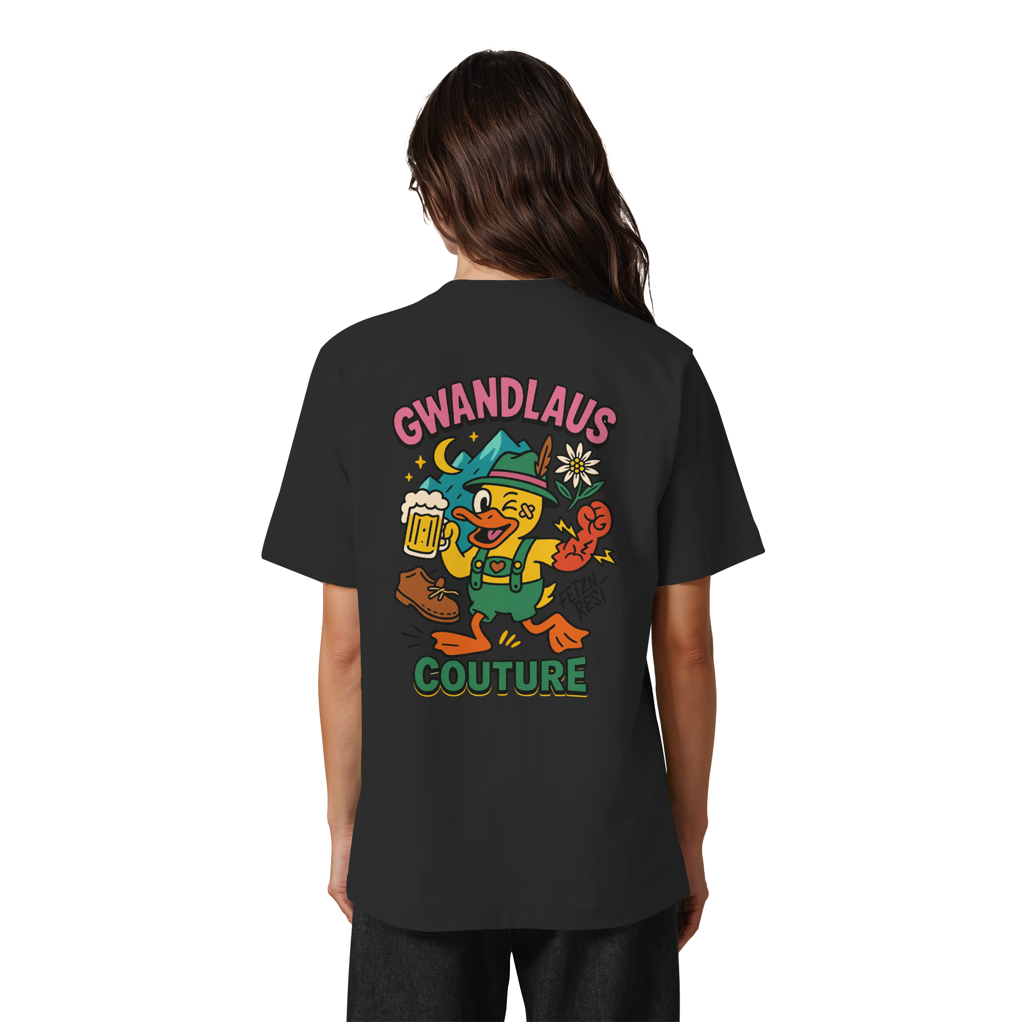 Crazy Duck - Heavy Oversized Organic Shirt