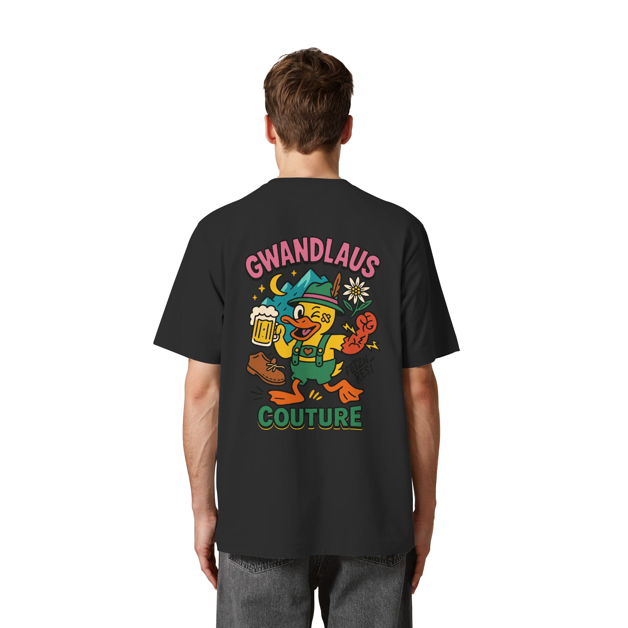 Crazy Duck - Heavy Oversized Organic Shirt
