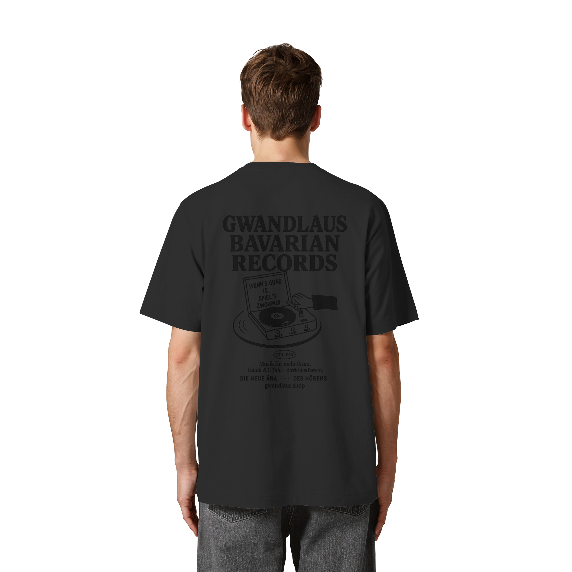 Bavarian Records  - Heavy Oversized Organic Shirt