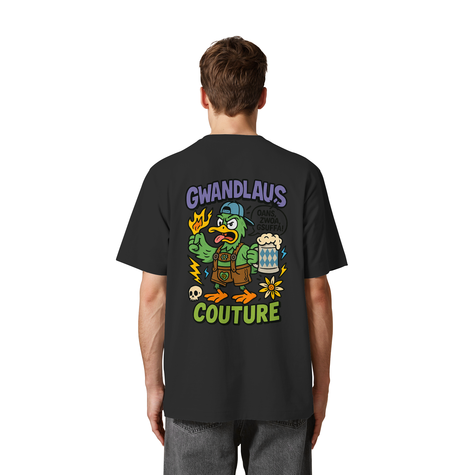 Ente süßsauer - Heavy Oversized Organic Shirt