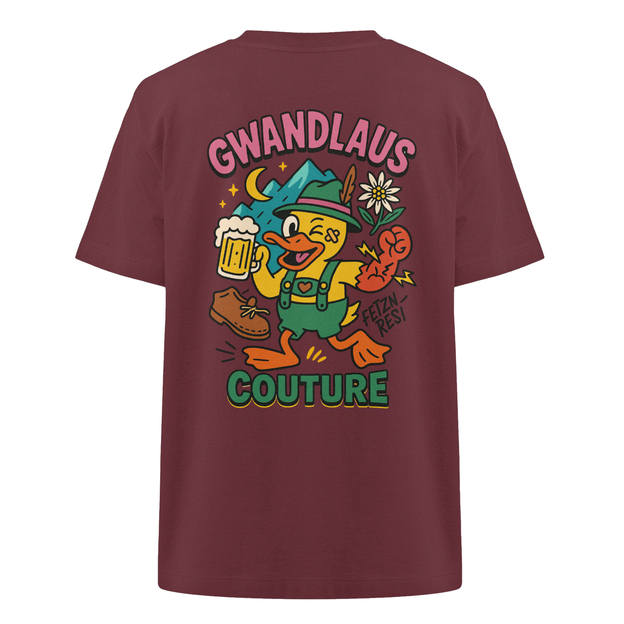 Crazy Duck - Heavy Oversized Organic Shirt