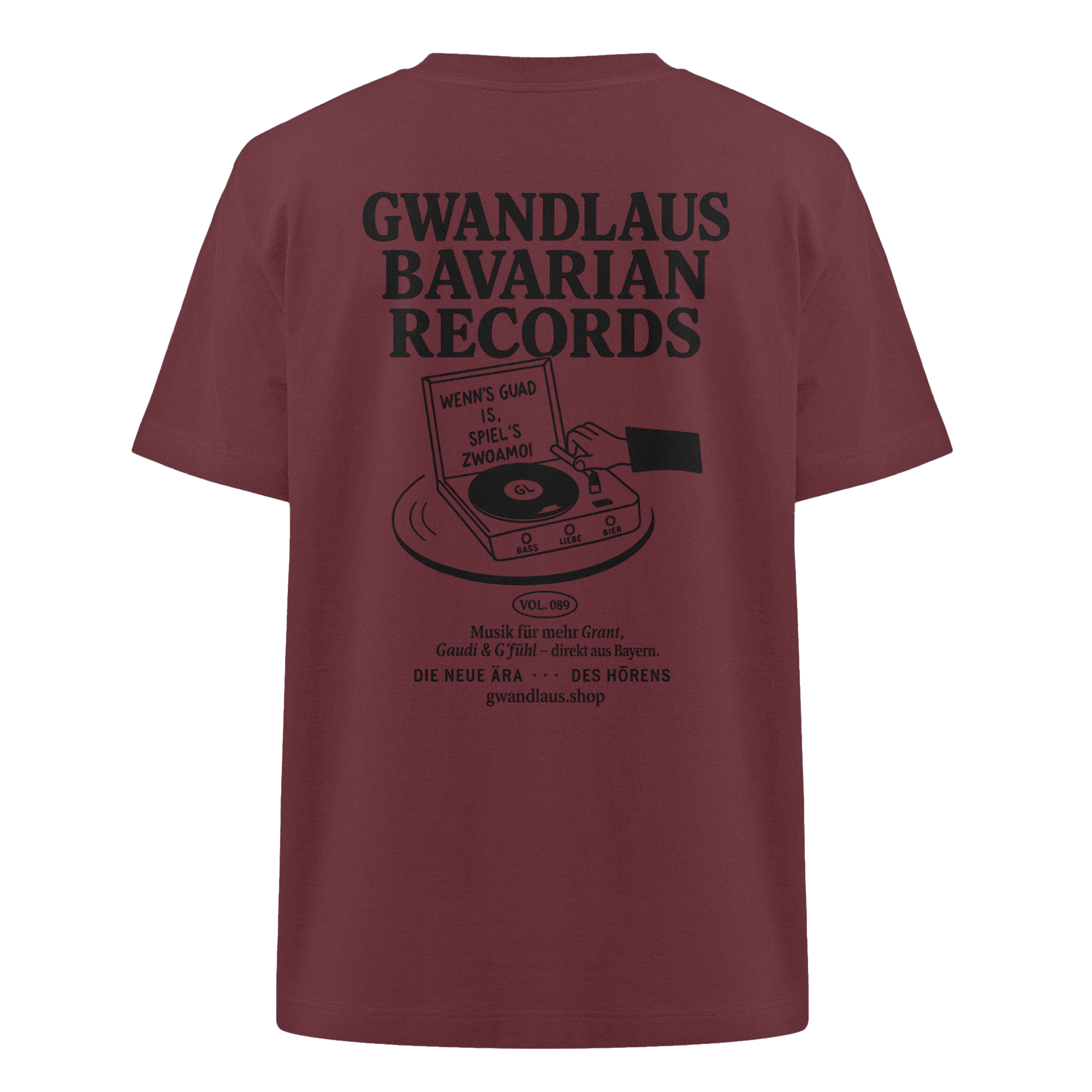 Bavarian Records  - Heavy Oversized Organic Shirt