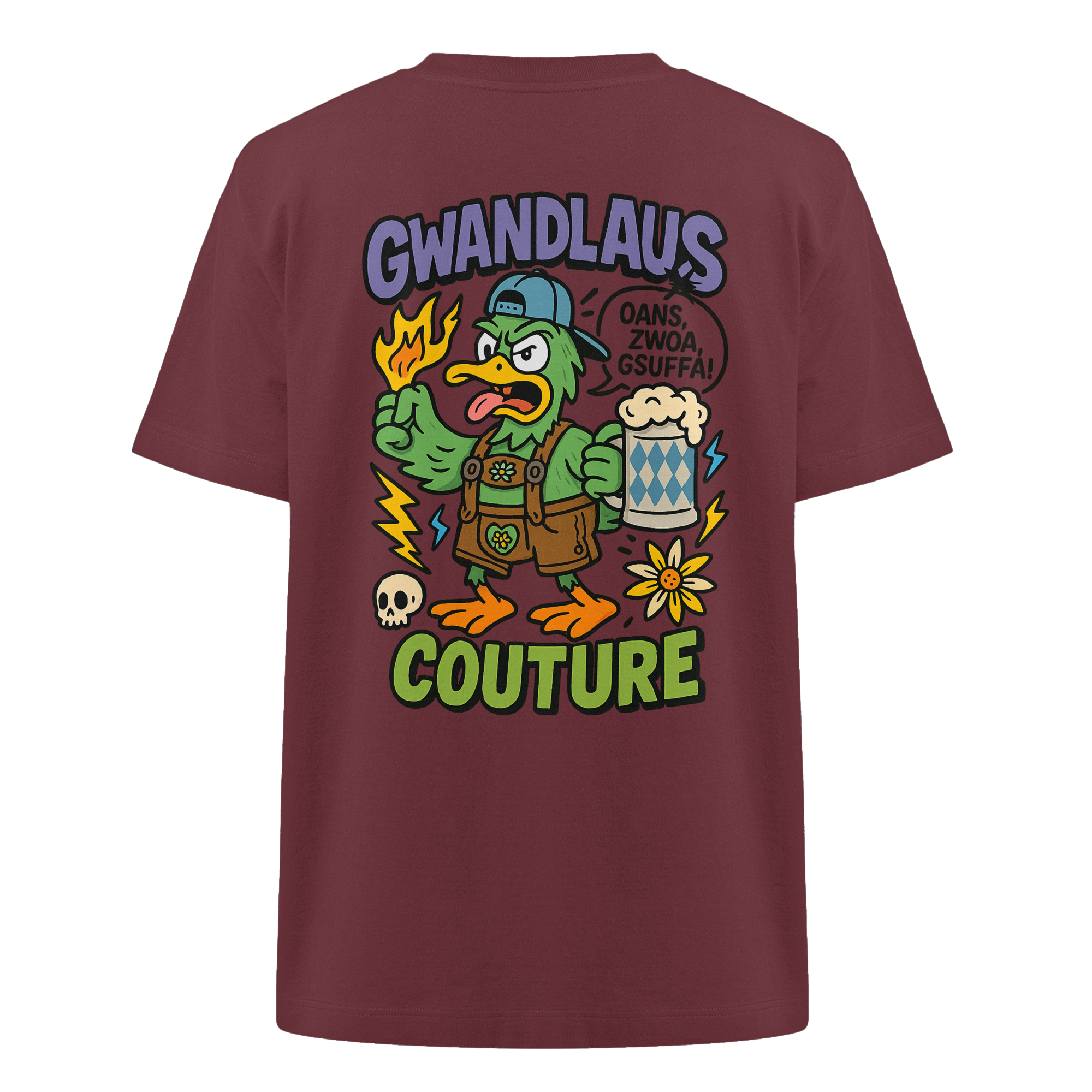 Ente süßsauer - Heavy Oversized Organic Shirt