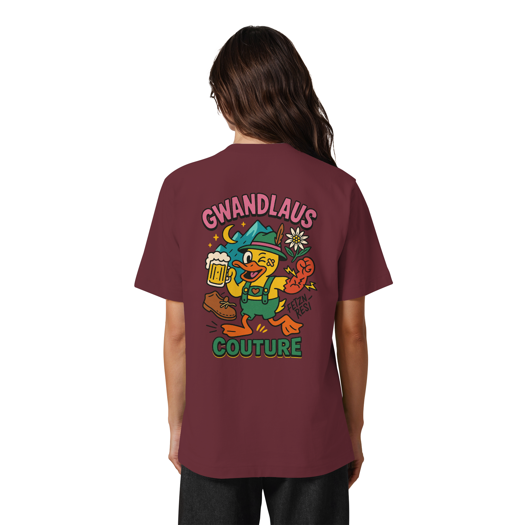 Crazy Duck - Heavy Oversized Organic Shirt