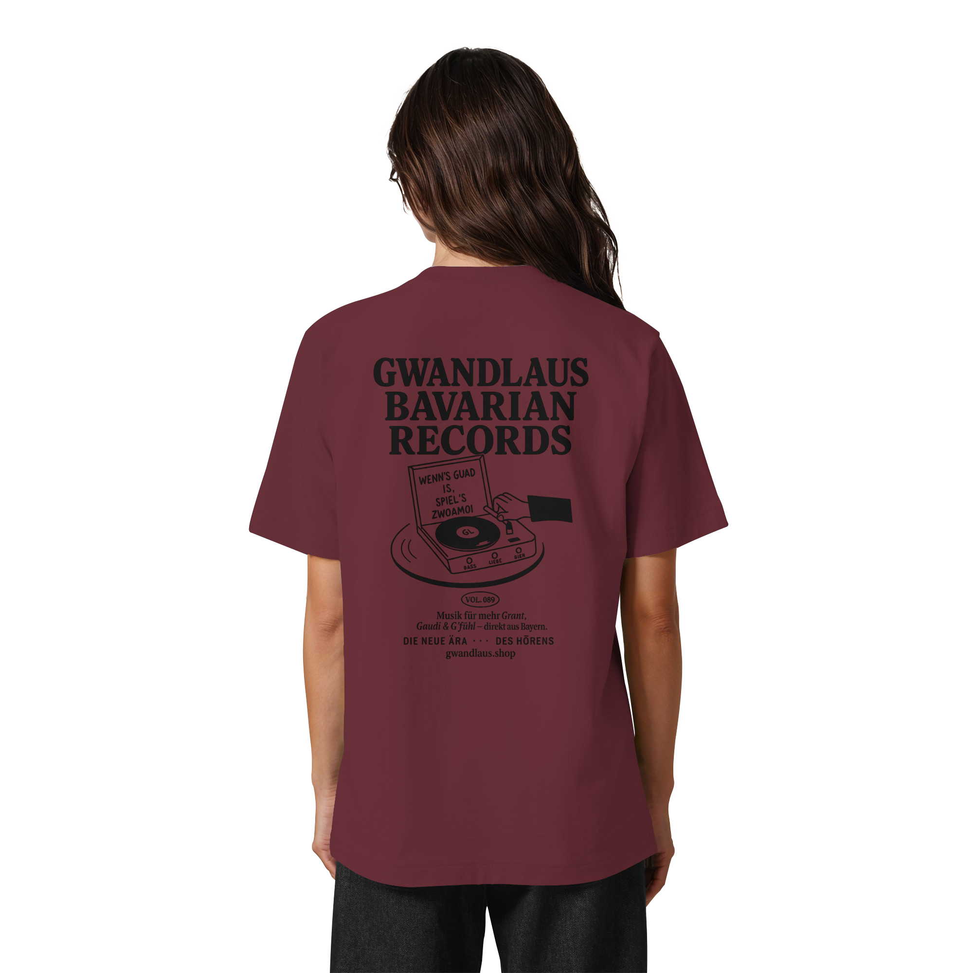 Bavarian Records  - Heavy Oversized Organic Shirt