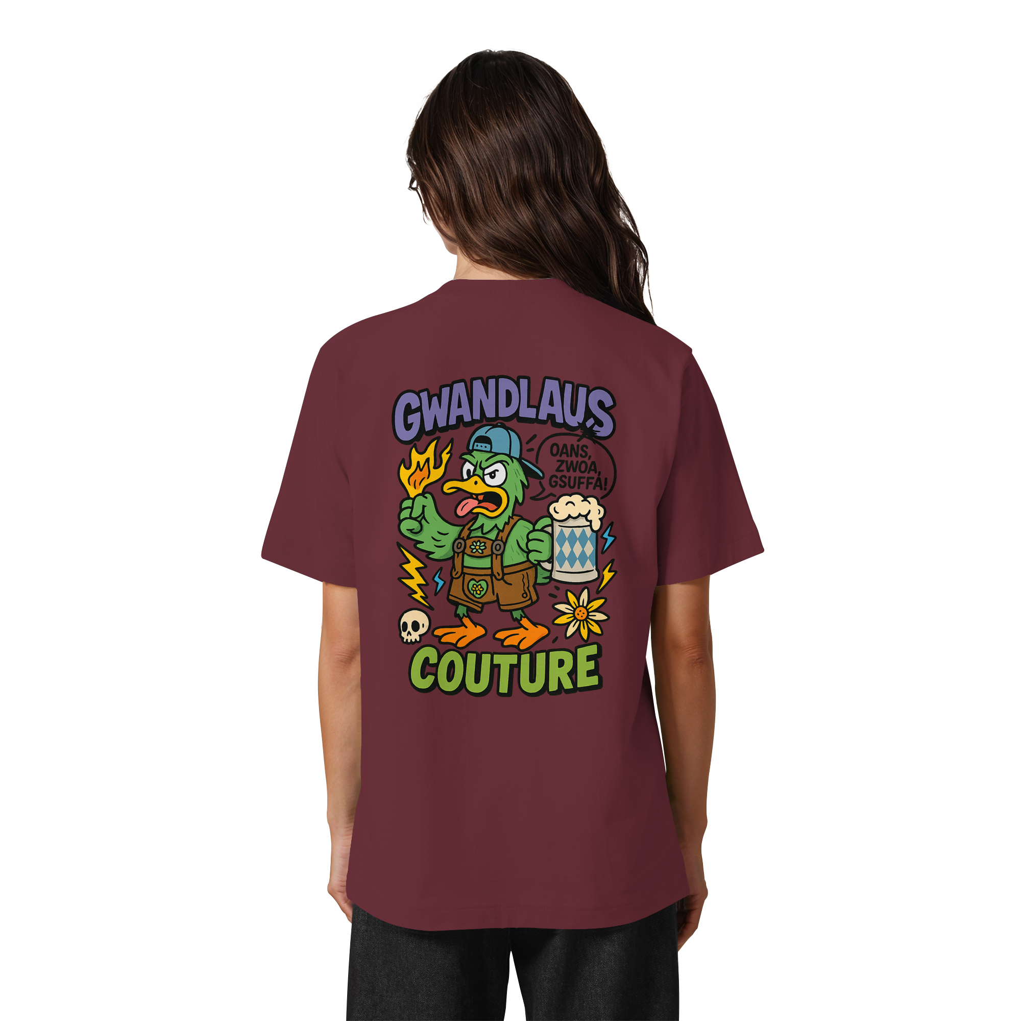 Ente süßsauer - Heavy Oversized Organic Shirt
