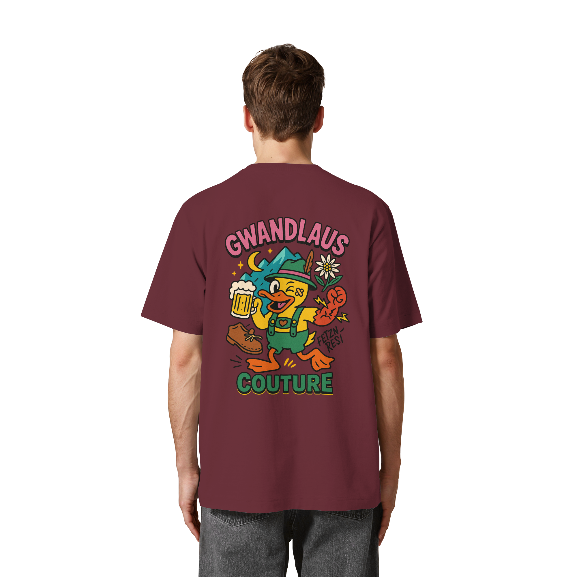Crazy Duck - Heavy Oversized Organic Shirt
