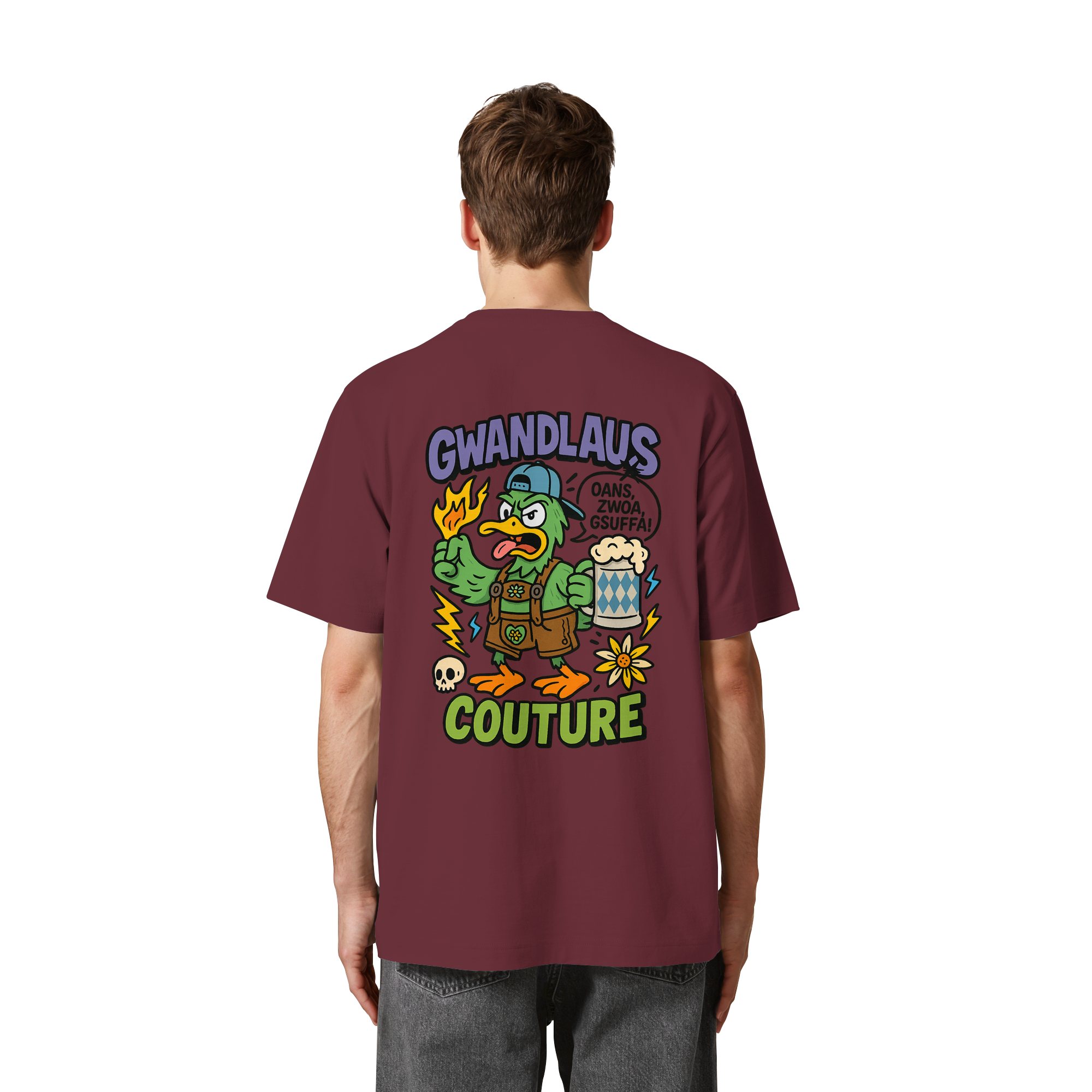 Ente süßsauer - Heavy Oversized Organic Shirt