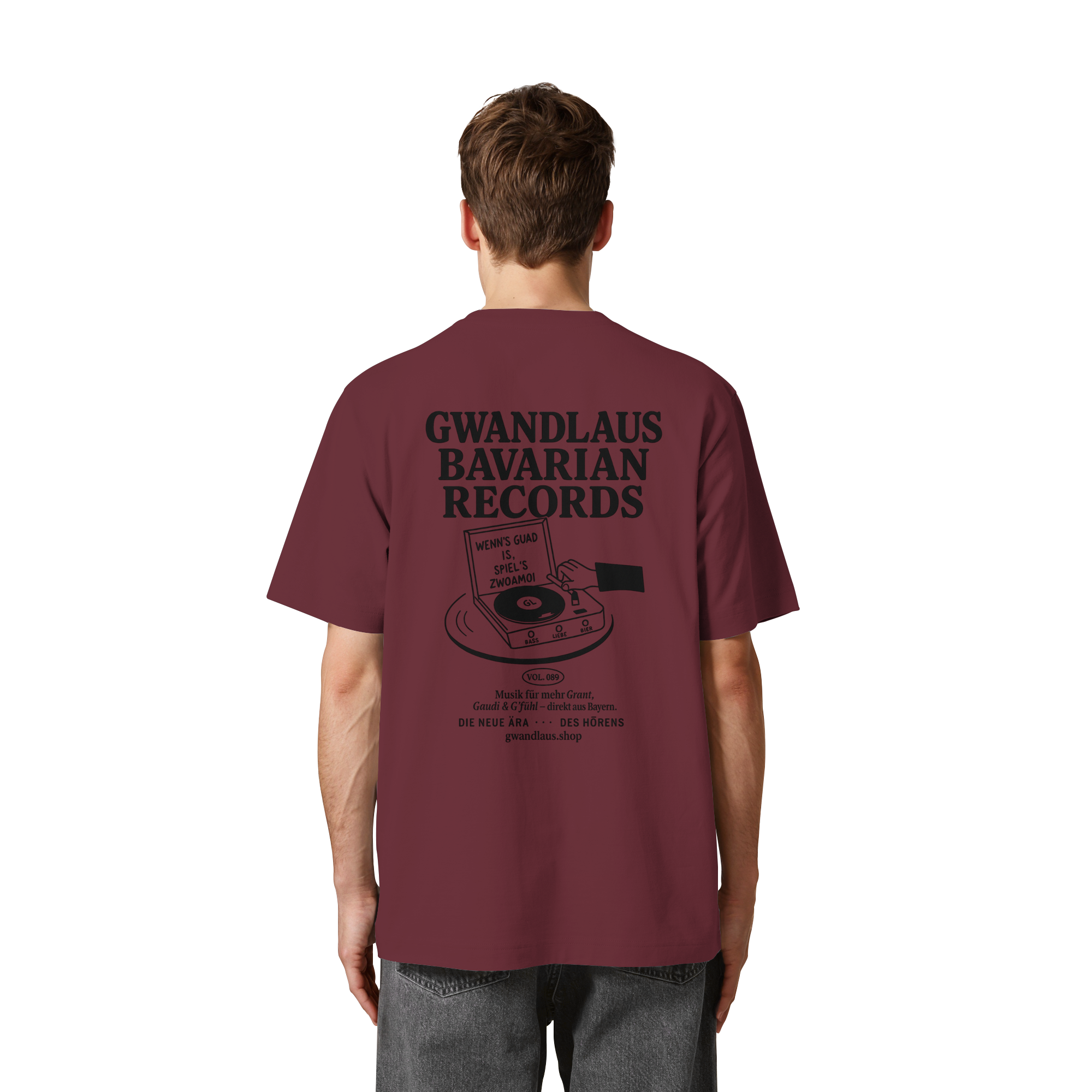 Bavarian Records  - Heavy Oversized Organic Shirt