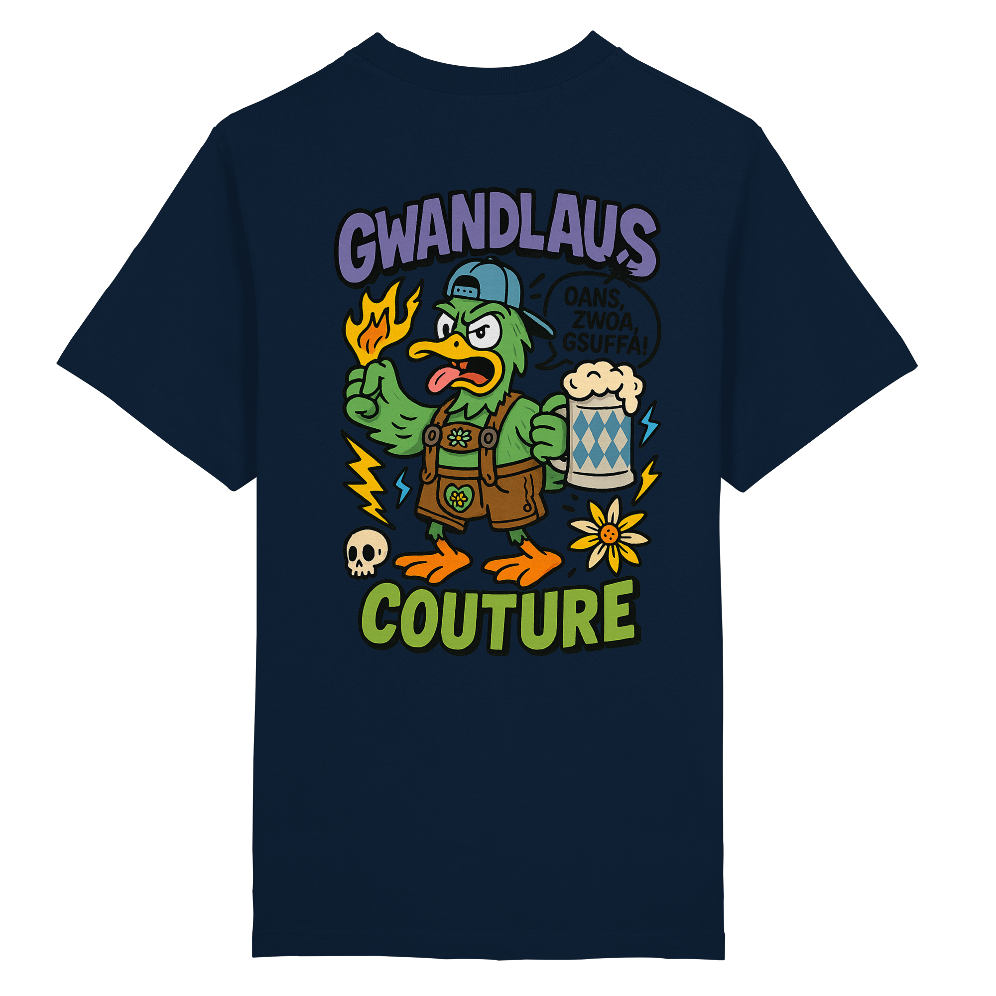 Ente süßsauer - Heavy Oversized Organic Shirt