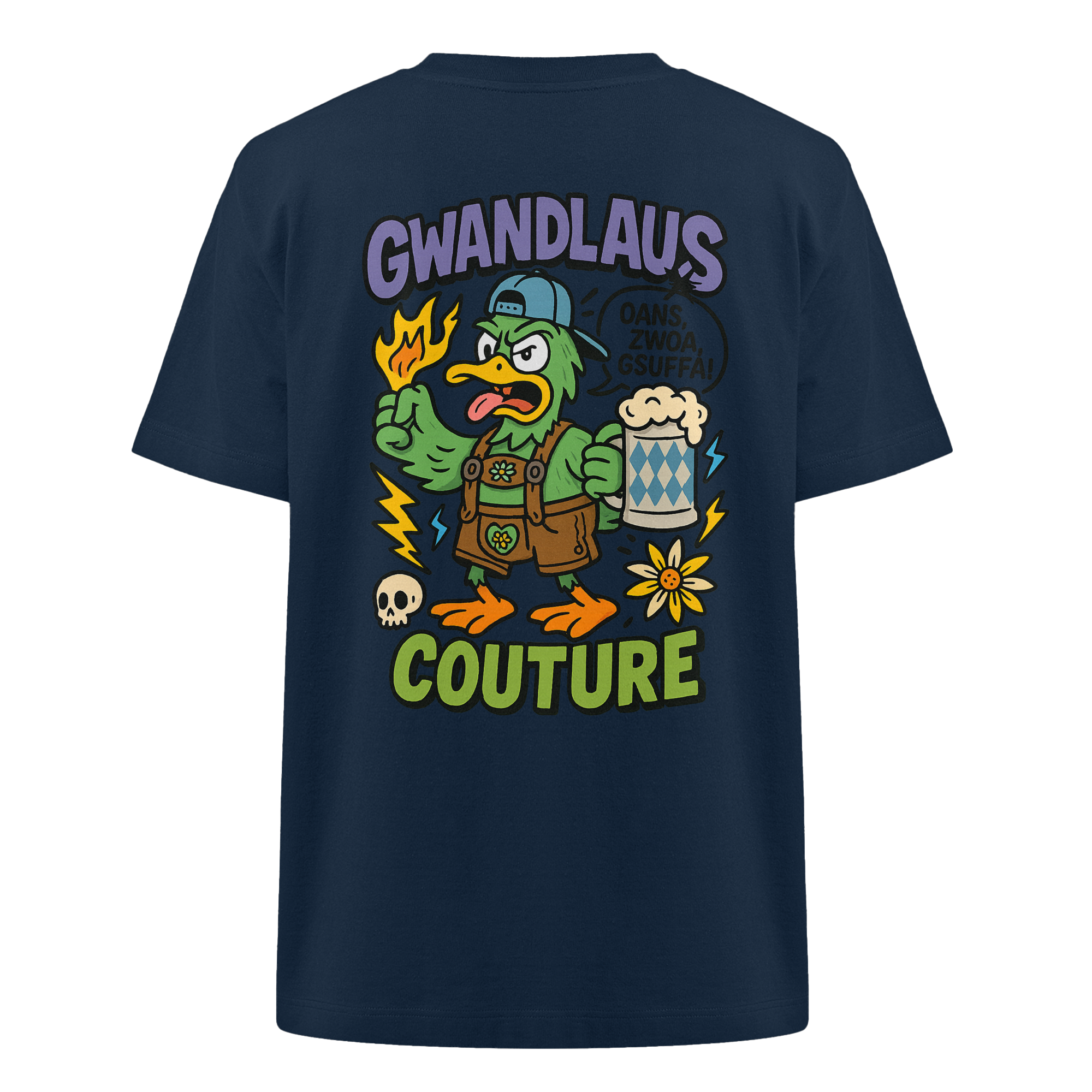 Ente süßsauer - Heavy Oversized Organic Shirt